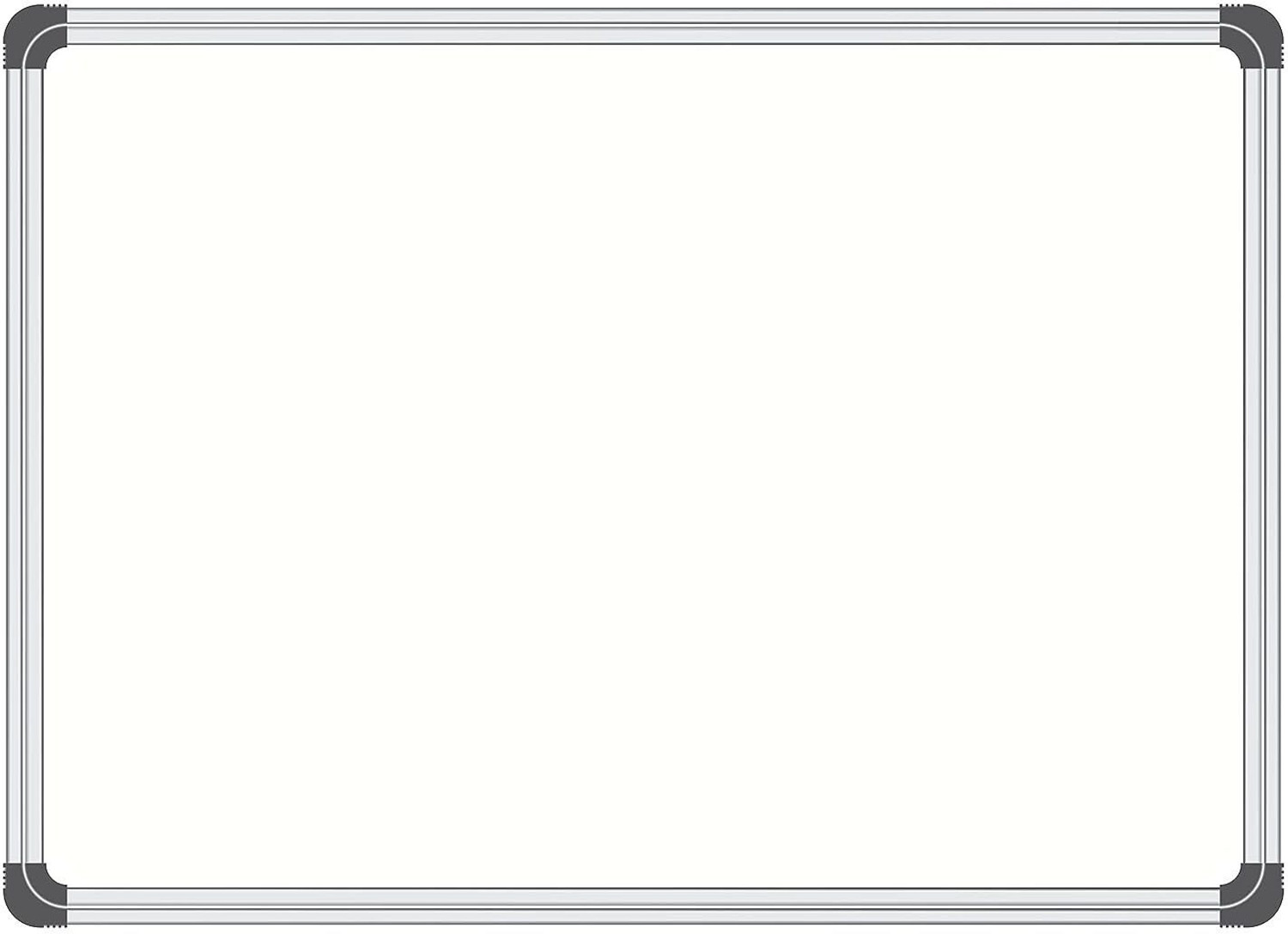 Image of Smartix 3x4 Feet Whiteboard Non-Magnetic Double Sided Whiteboard and Chalkboard White, Green board