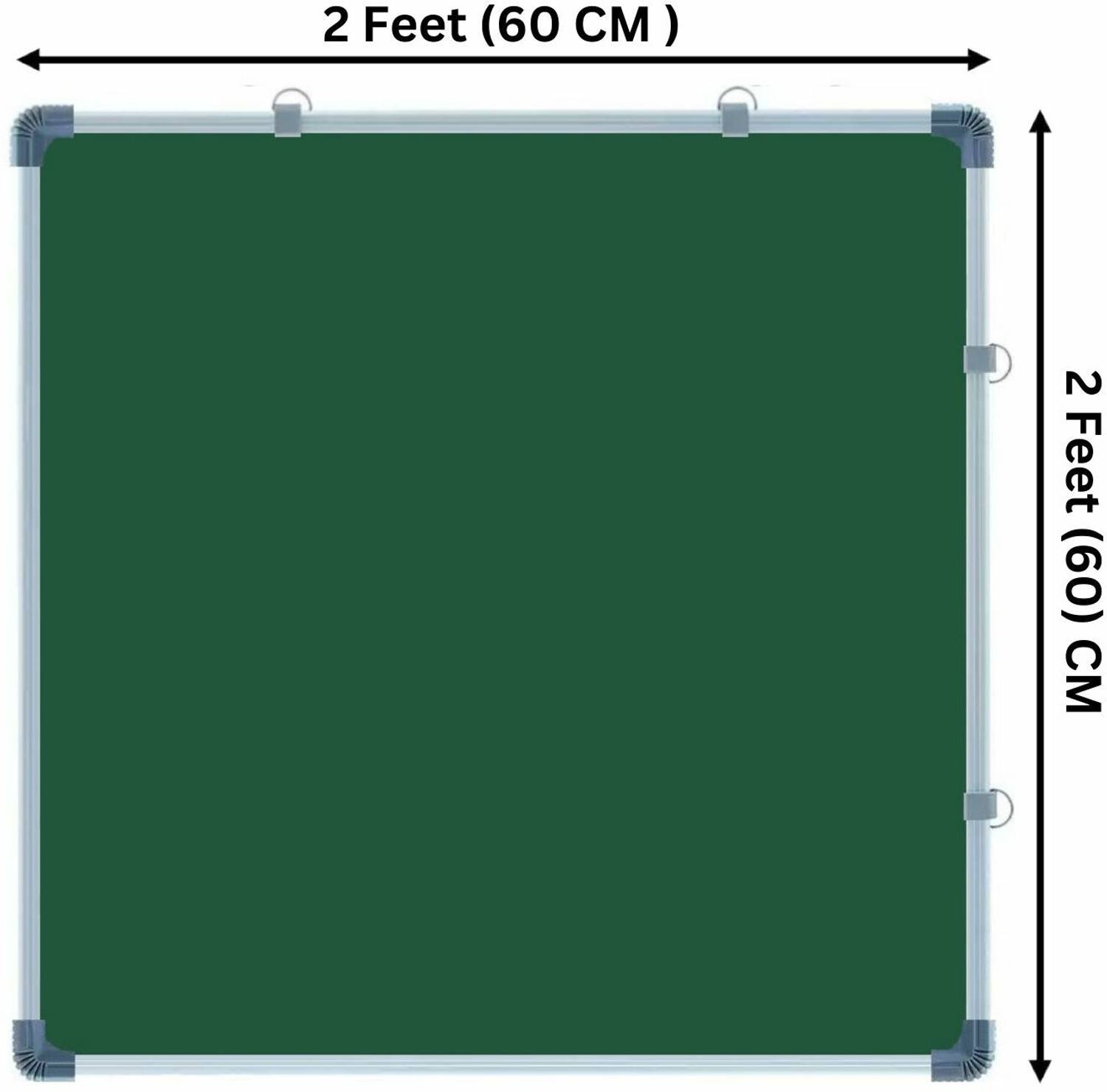 A2DR Non Magnetic 2x2 P3 Feet Double Sided Whiteboard & Chalk Board Whiteboards