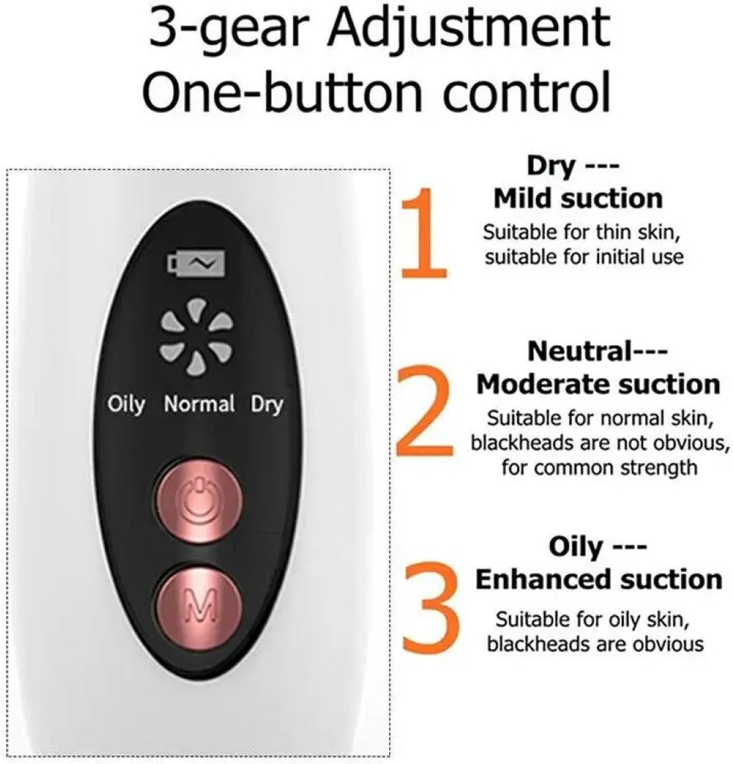 Image of FURESTA Plastic Blackhead Remover Vacuum Suction Device