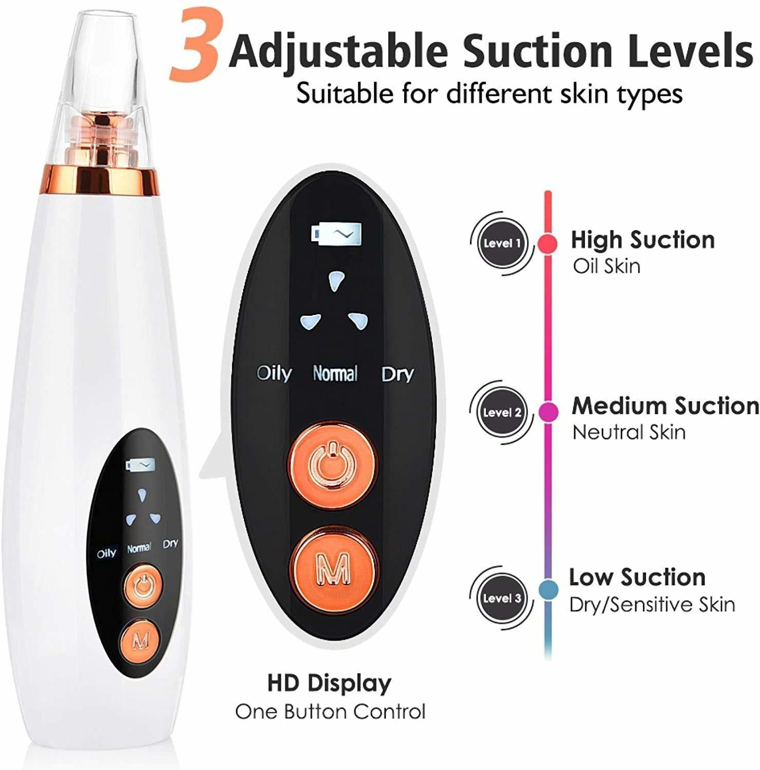 Image of ClothyDeal Plastic, Fiber Blackhead Remover Vacuum Suction Device