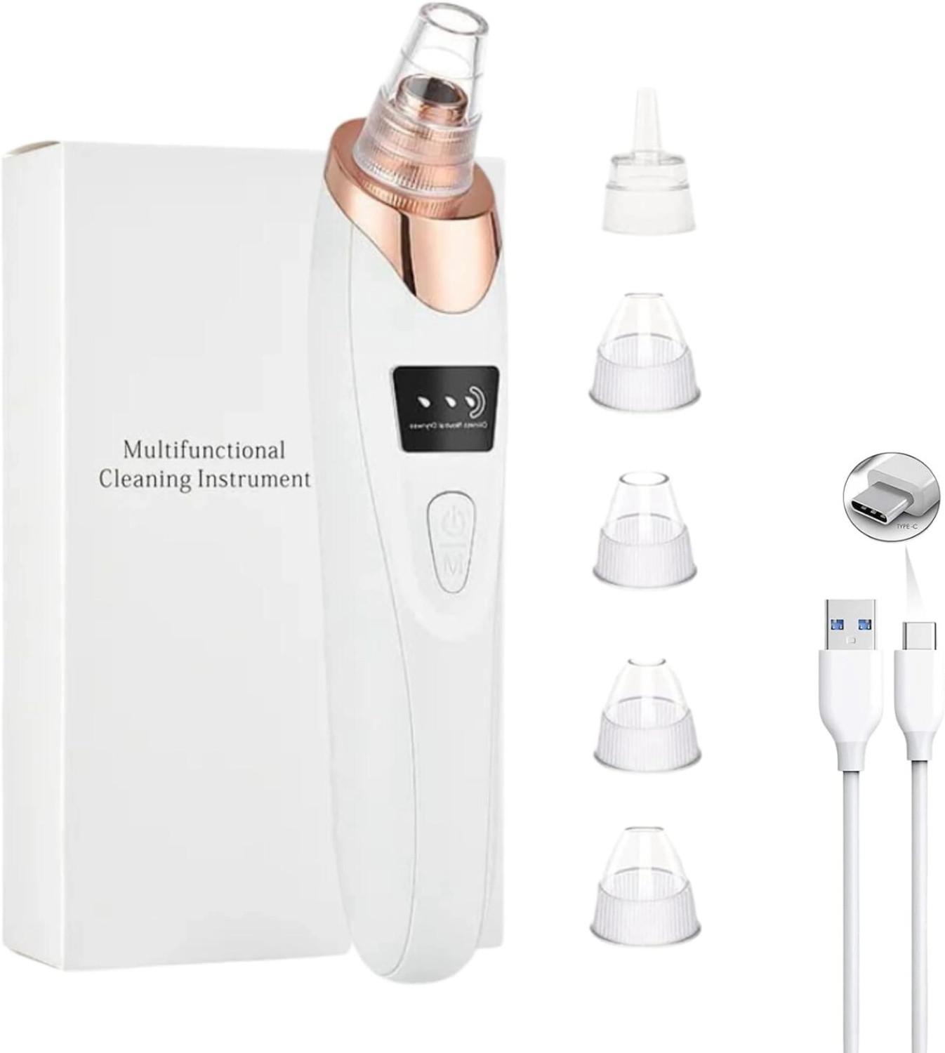 Image of Vibelux Plastic Blackhead Remover Vacuum Suction Device