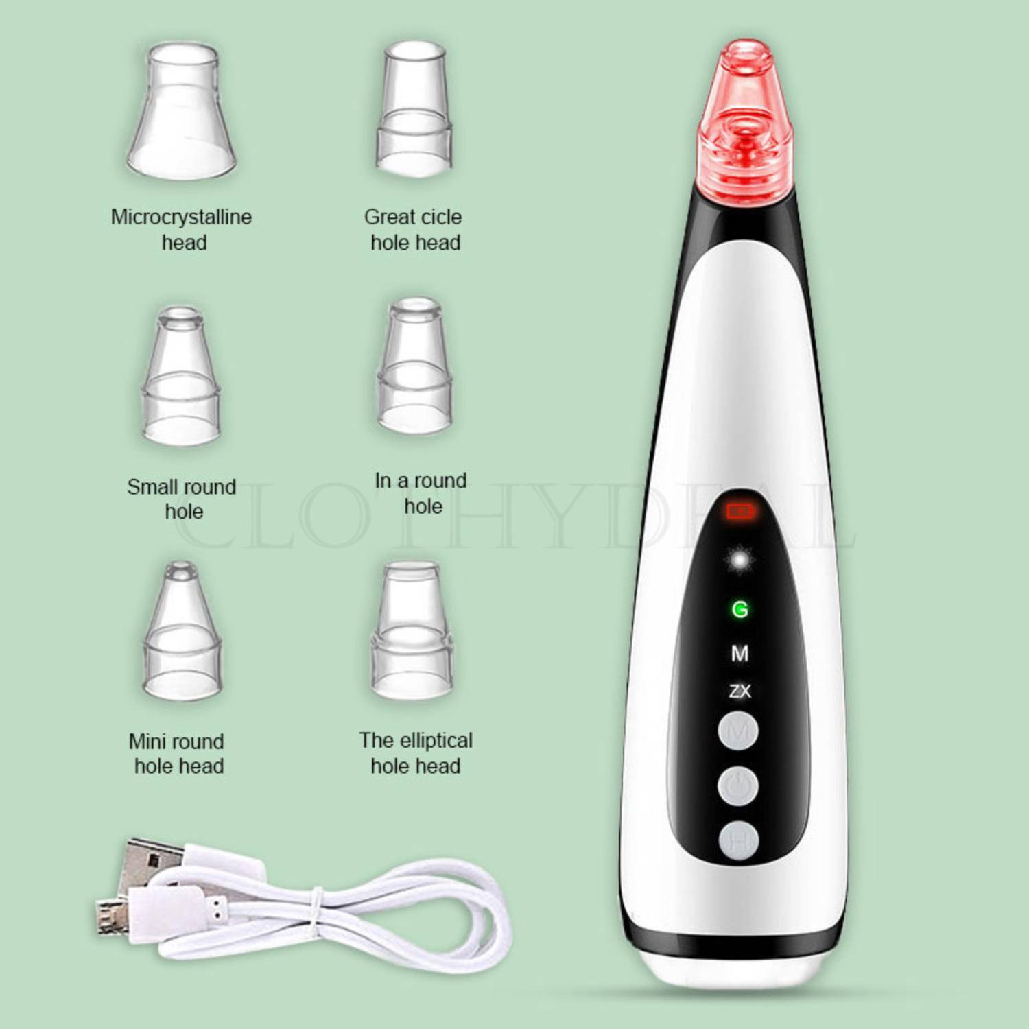 ClothyDeal Blackhead Remover Vacuum Suction Device - Image 1