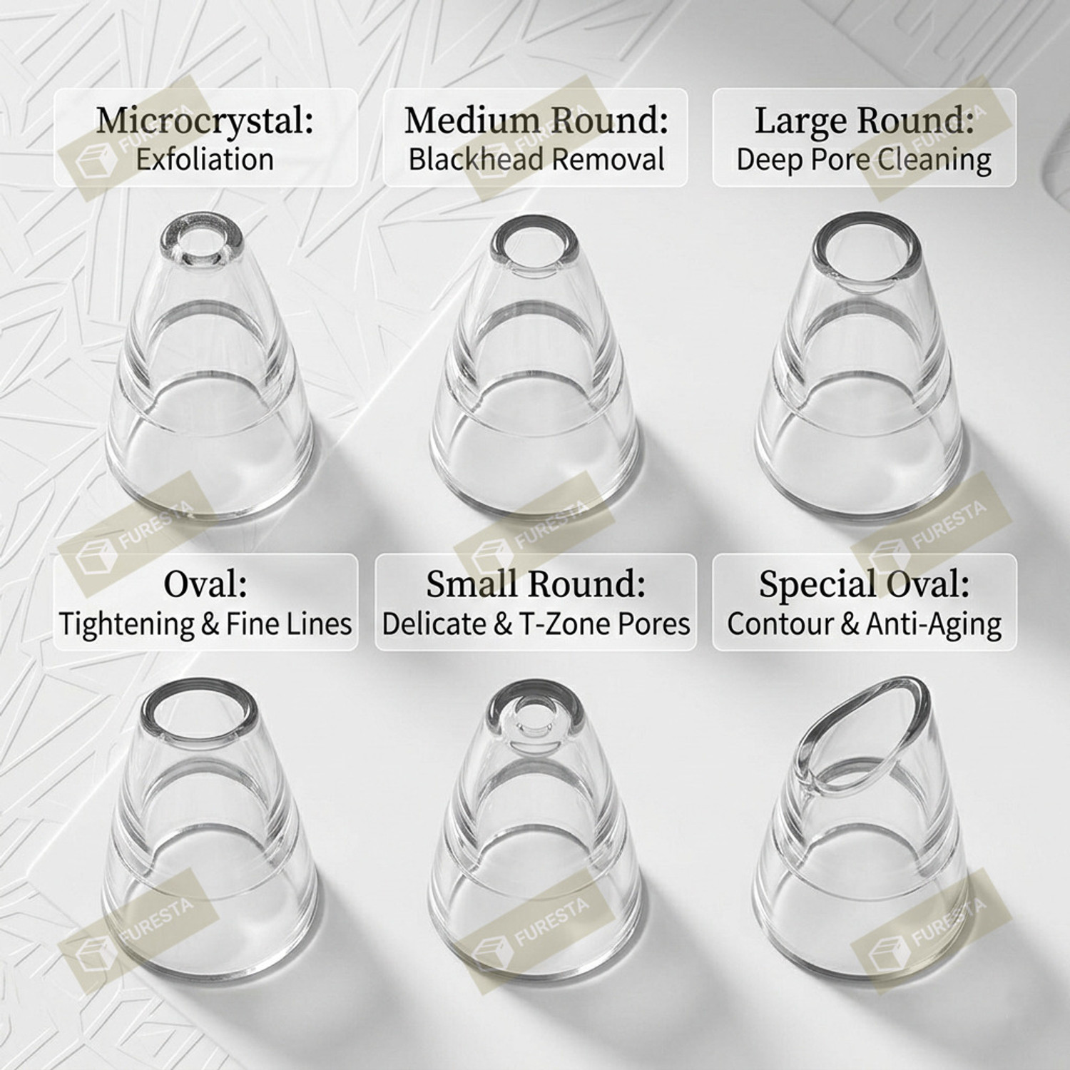 Image of FURESTA Plastic Blackhead Remover Vacuum Suction Device