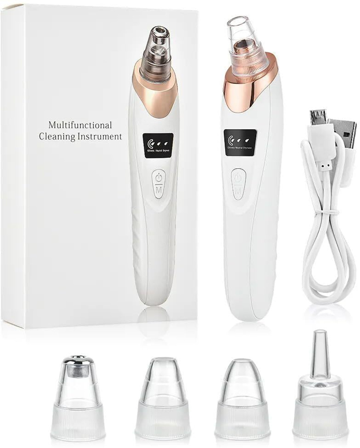 Image of opulon Plastic Blackhead Remover Vacuum Suction Device