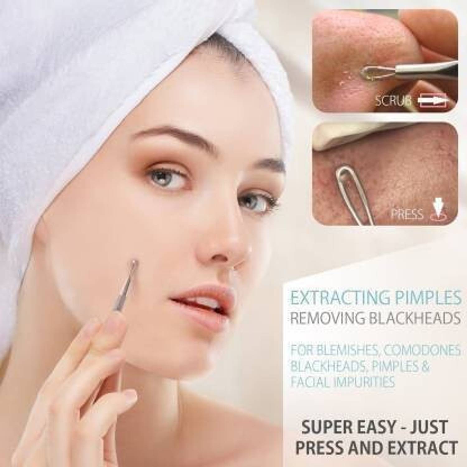 EverGlam Steel Blackhead Remover Needle Pack of 4 - Image 5