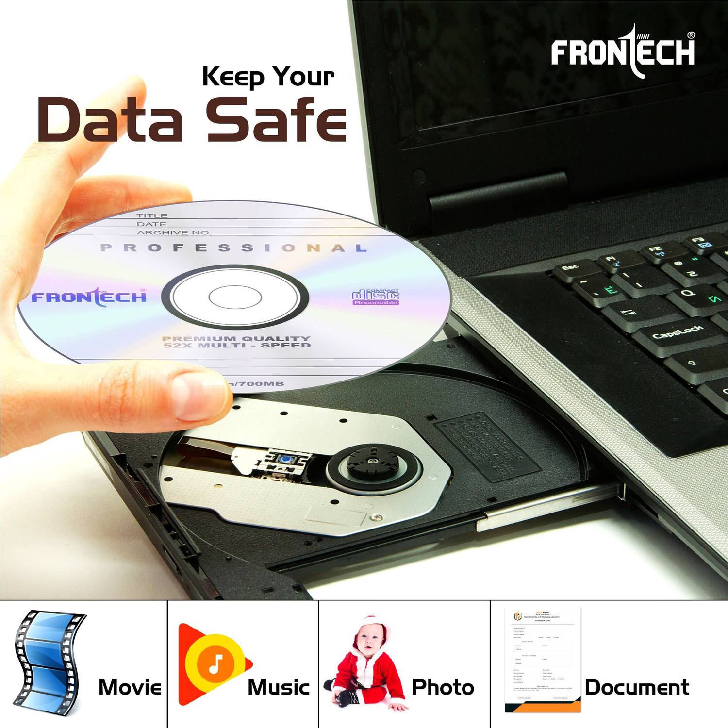 Frontech CD Recordable (CDR-0002) 700 MB - Frontech : Flipkart.com