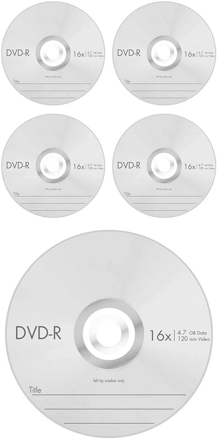 Sauran DVD Recordable Pack of 10 Blank Digital Versatile Disc With