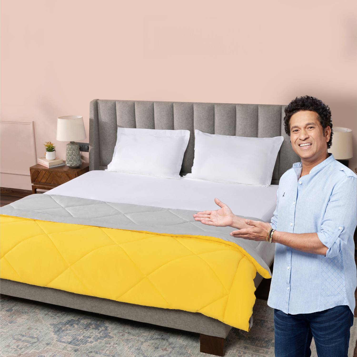 Livpure Smart Solid Single Quilt for Heavy Winter