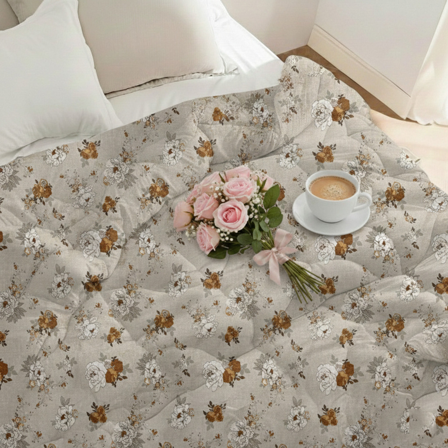 Image of BSB HOME Printed Single Comforter for Mild Winter