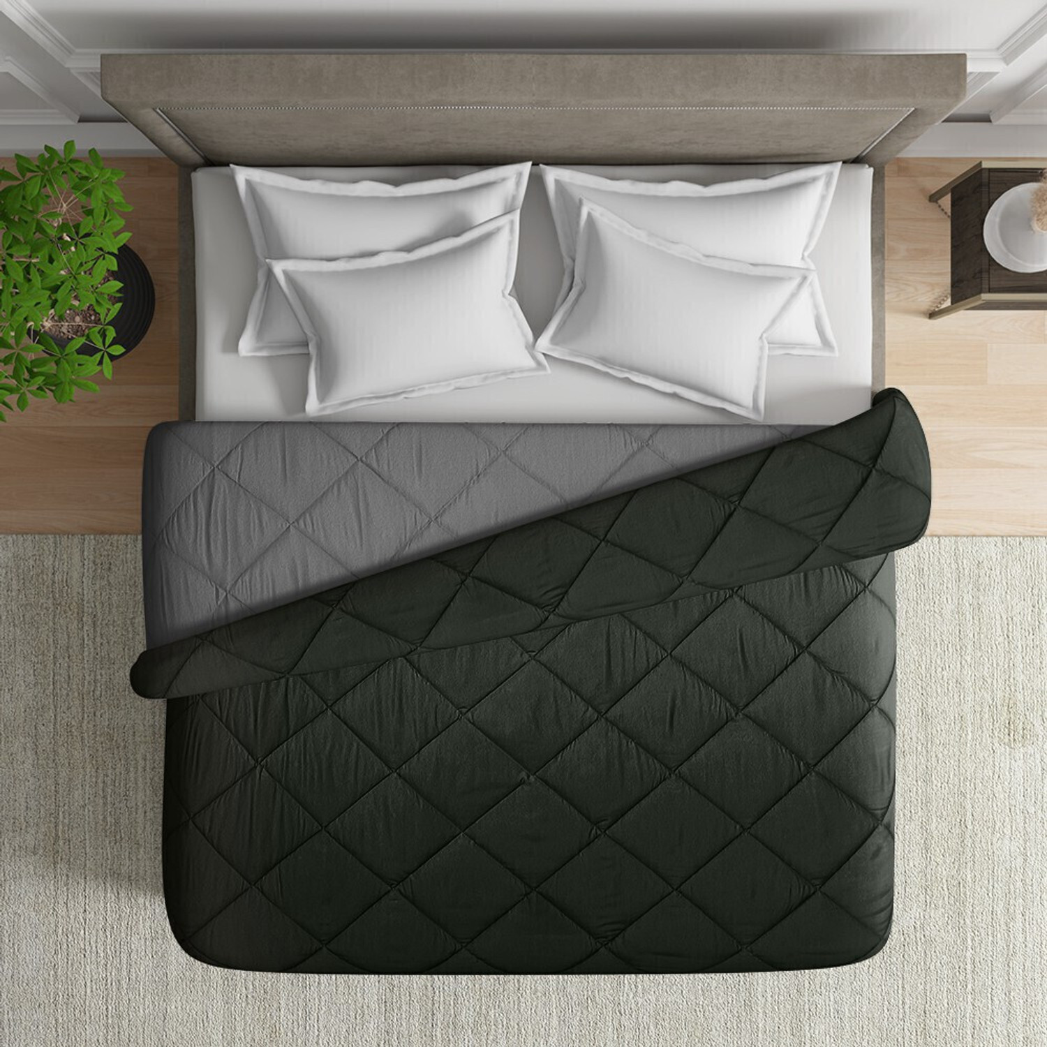 Image of Wakefit Solid Single Comforter for Heavy Winter