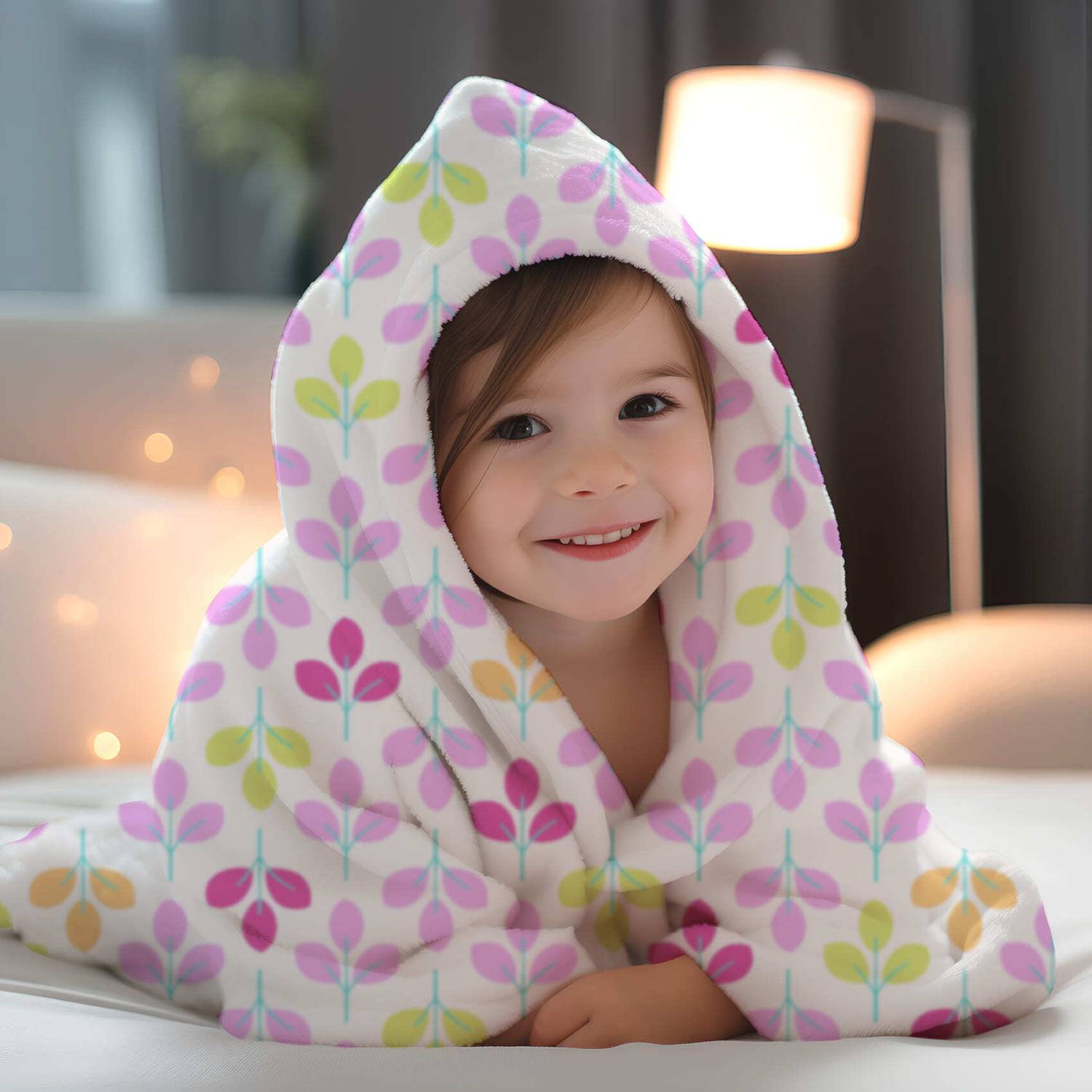 1st Step Printed Single Crib Baby Blanket for  AC Room