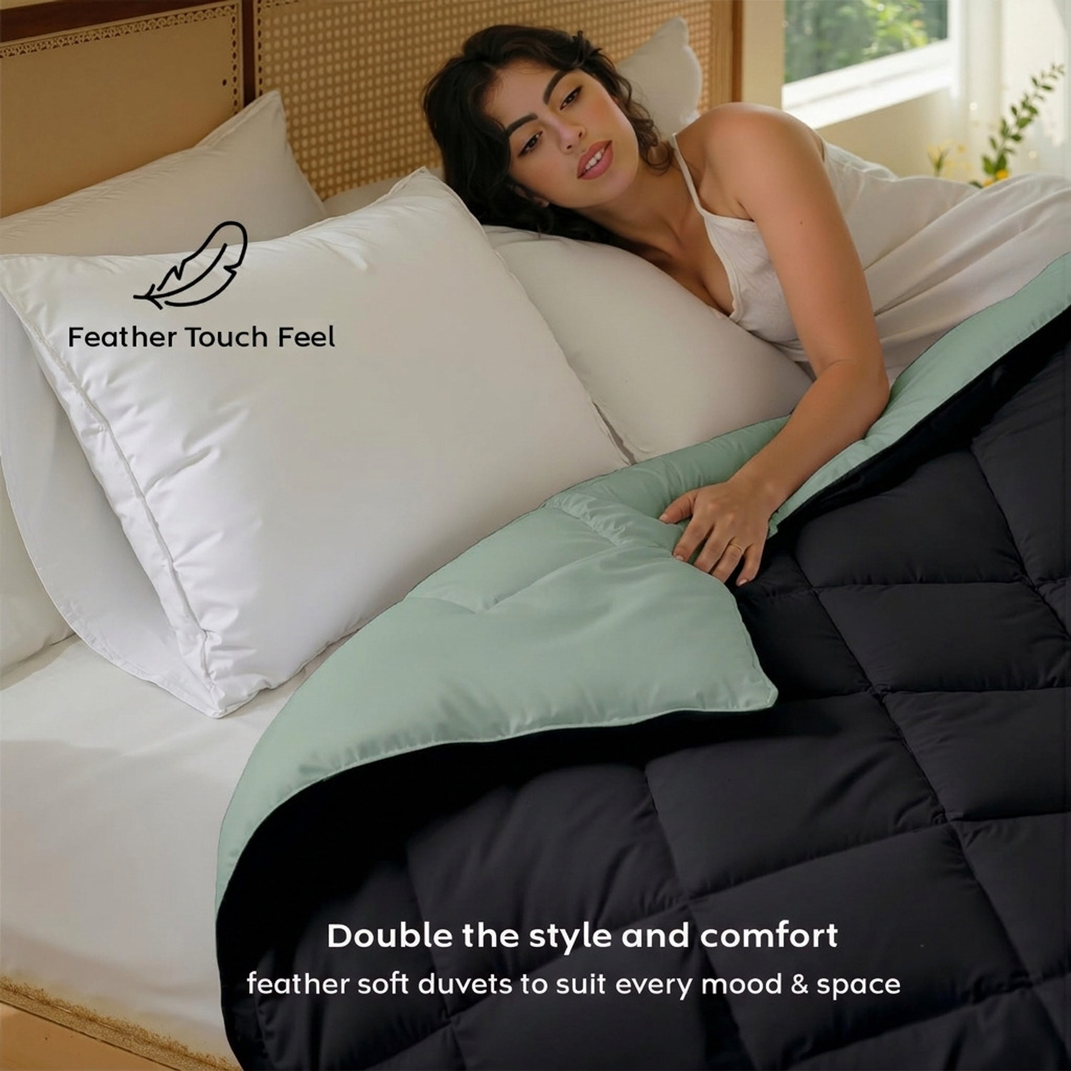 Image of Indian Weavers home store Solid Double Comforter for Mild Winter