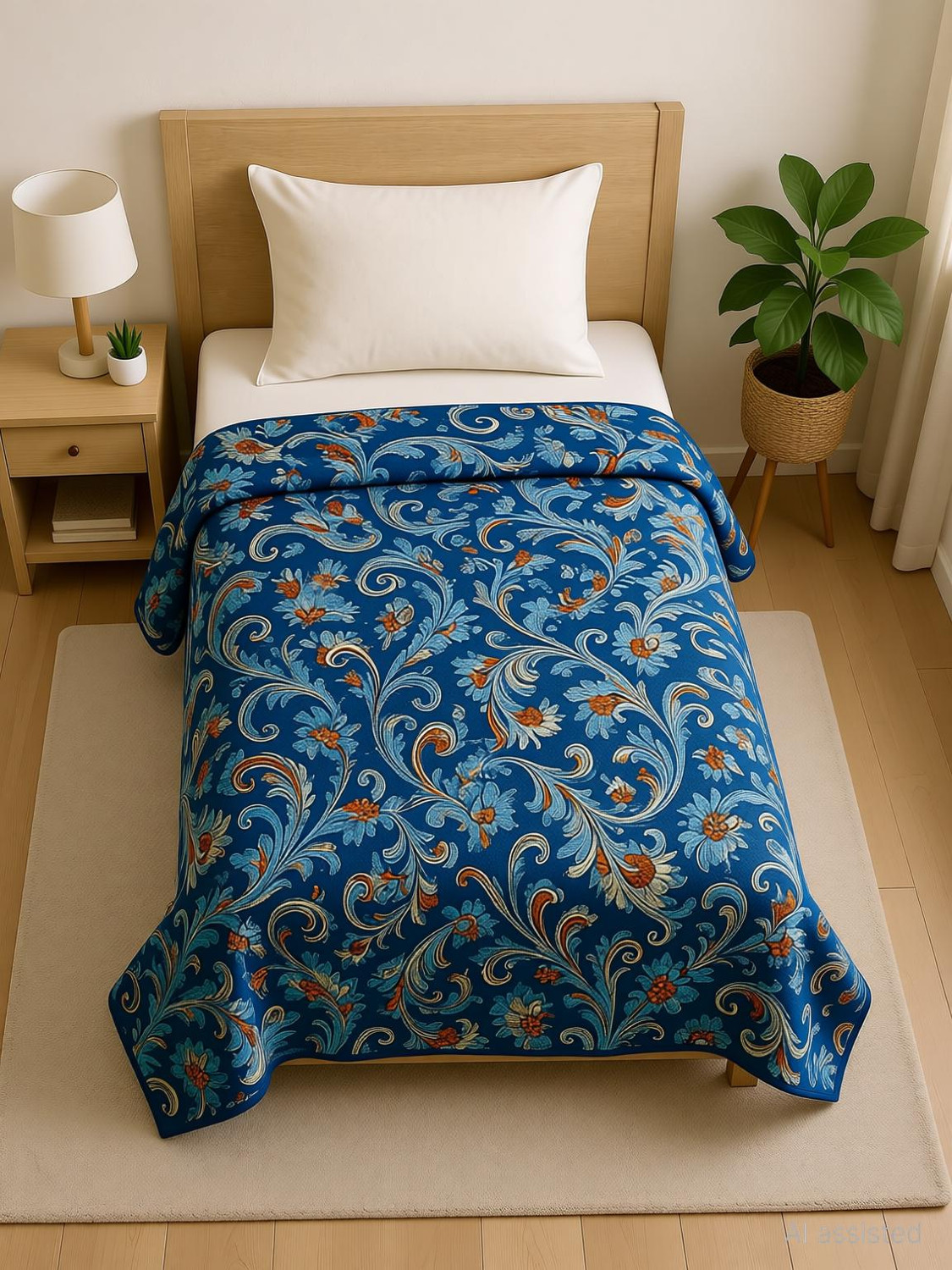 Image of AAZEEM Printed Single Comforter for AC Room