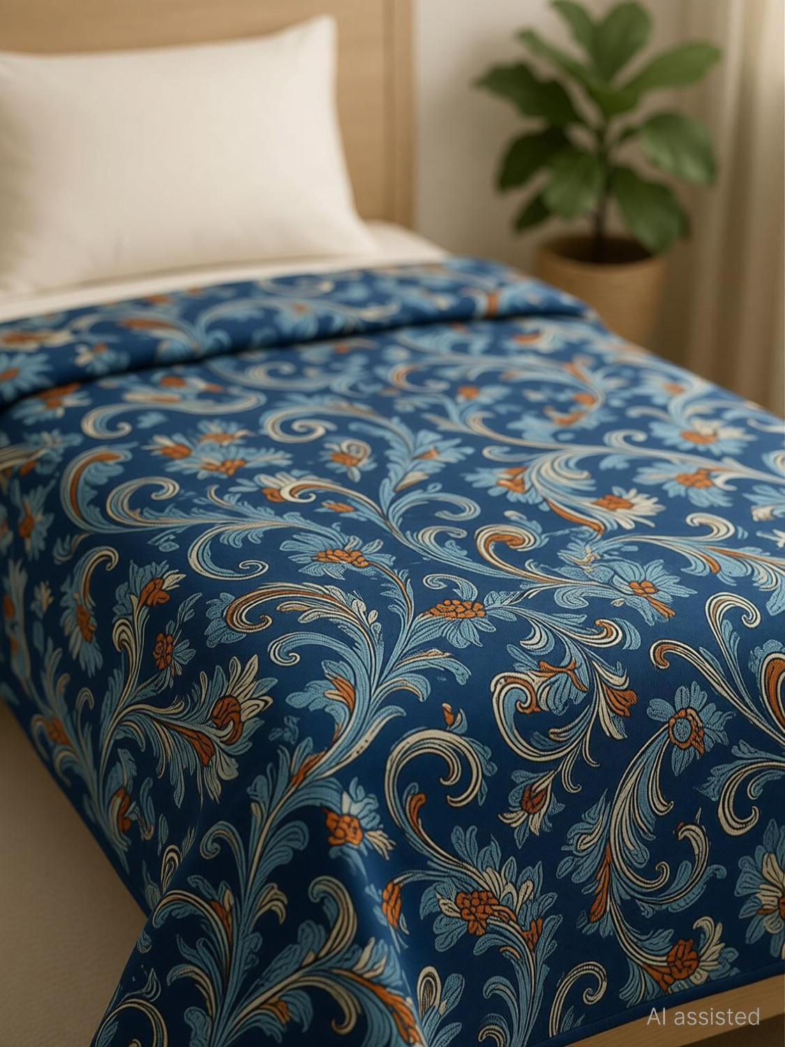Image of AAZEEM Printed Single Comforter for AC Room