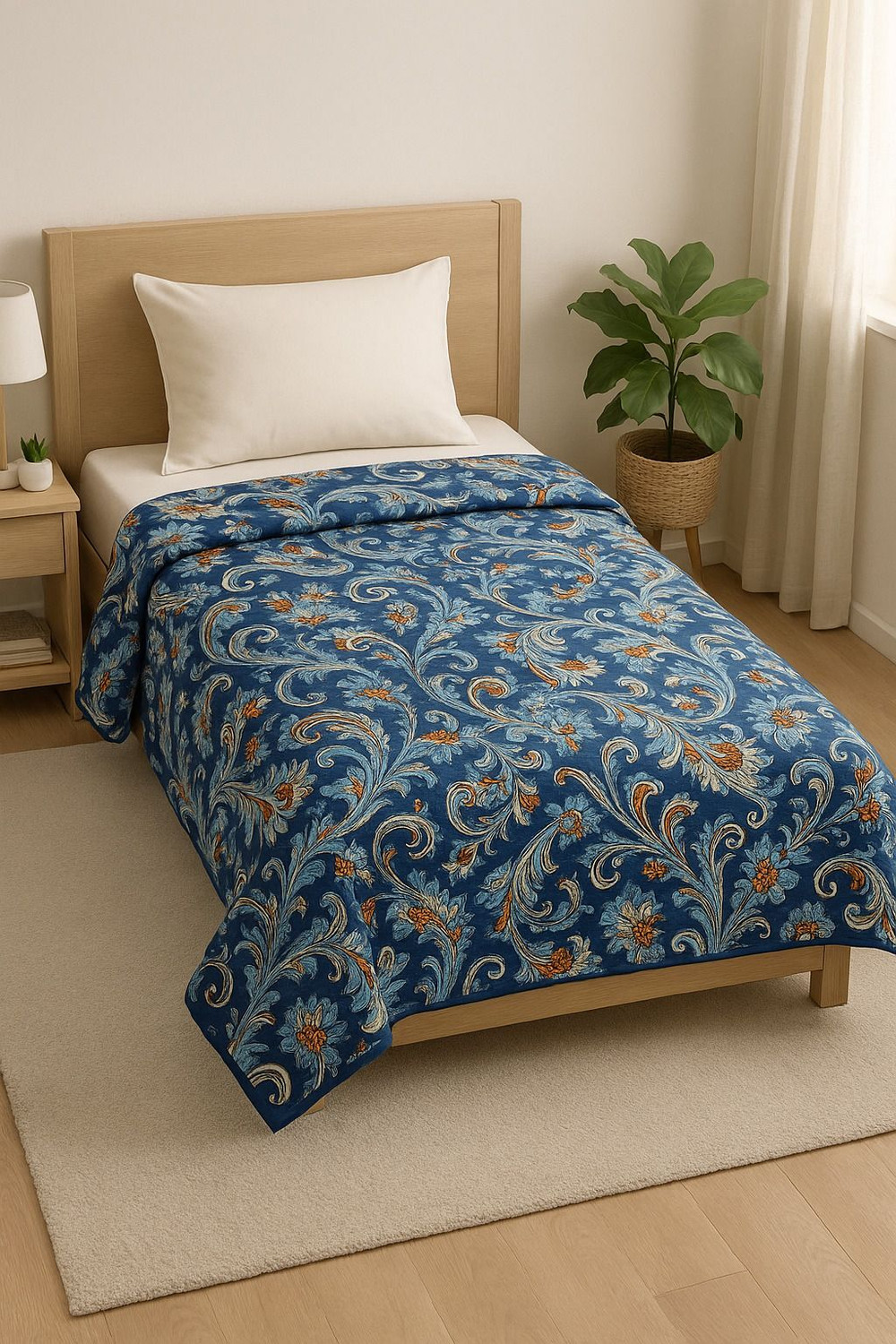 Image of AAZEEM Printed Single Comforter for AC Room