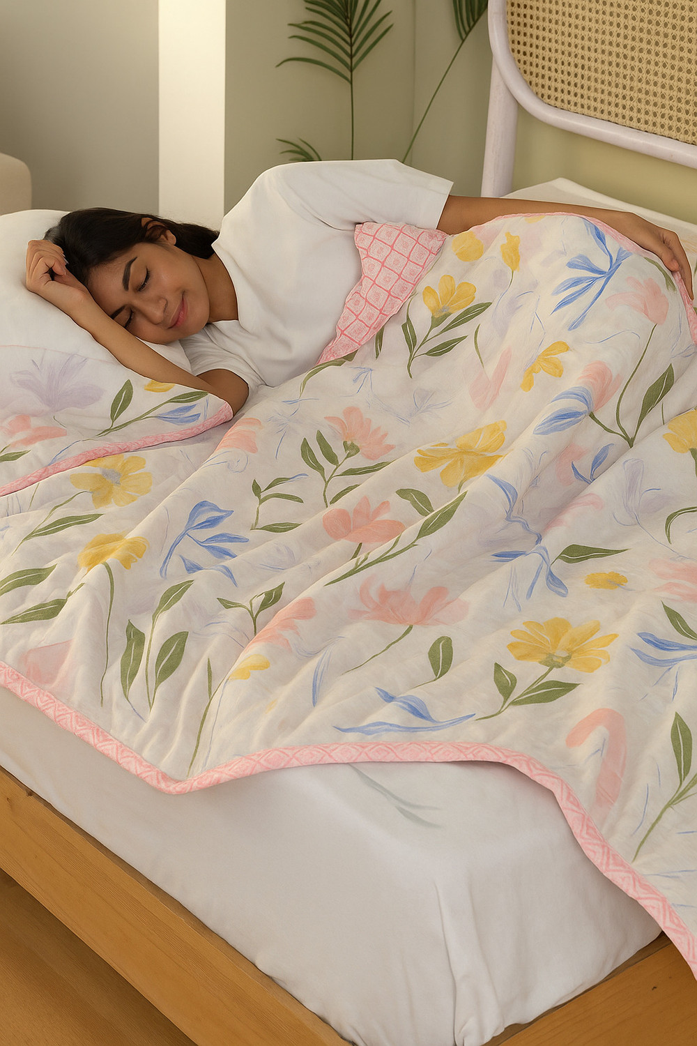Image of SANJU CORPORTION Printed Single Comforter for AC Room