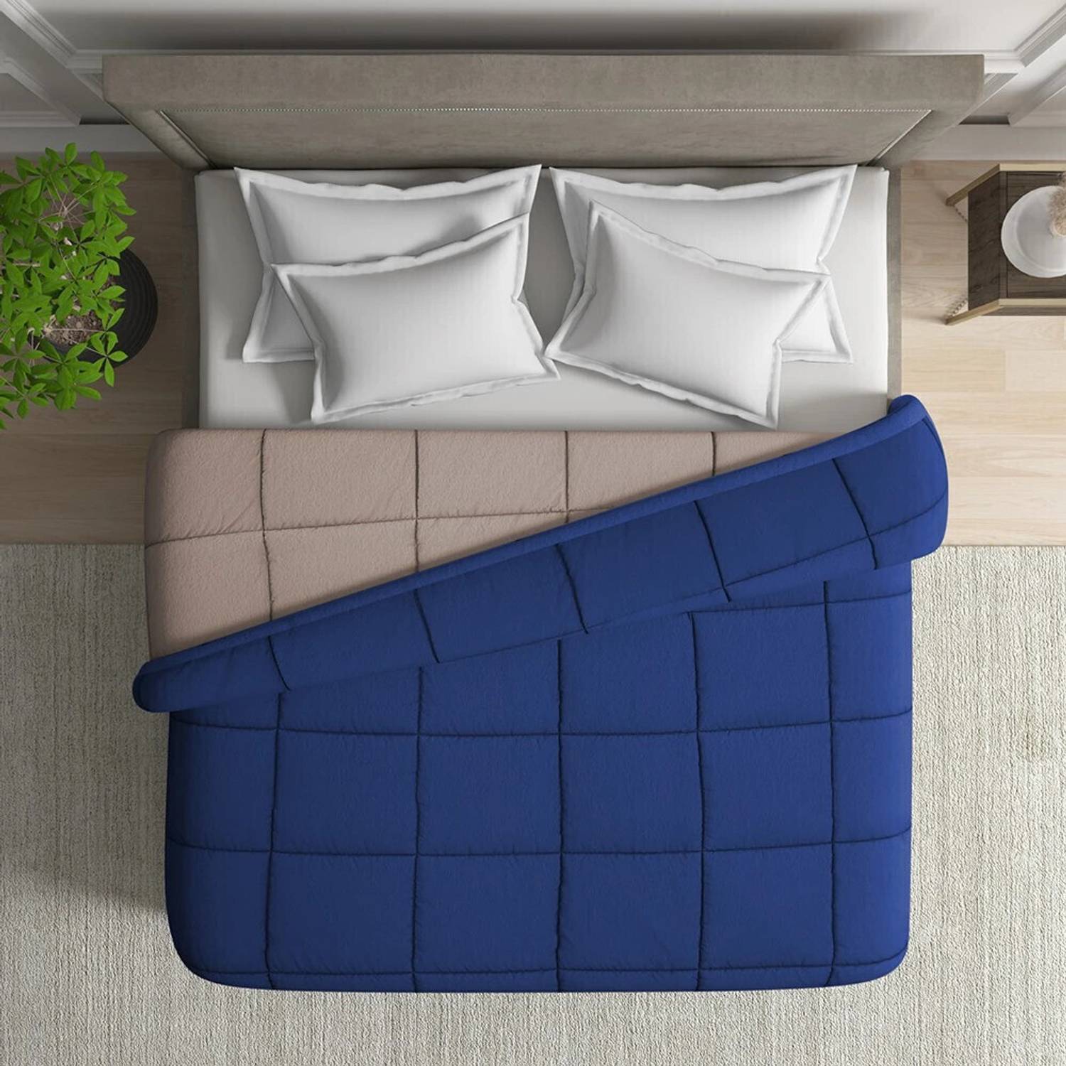 Wakefit Solid Double Comforter for Heavy Winter