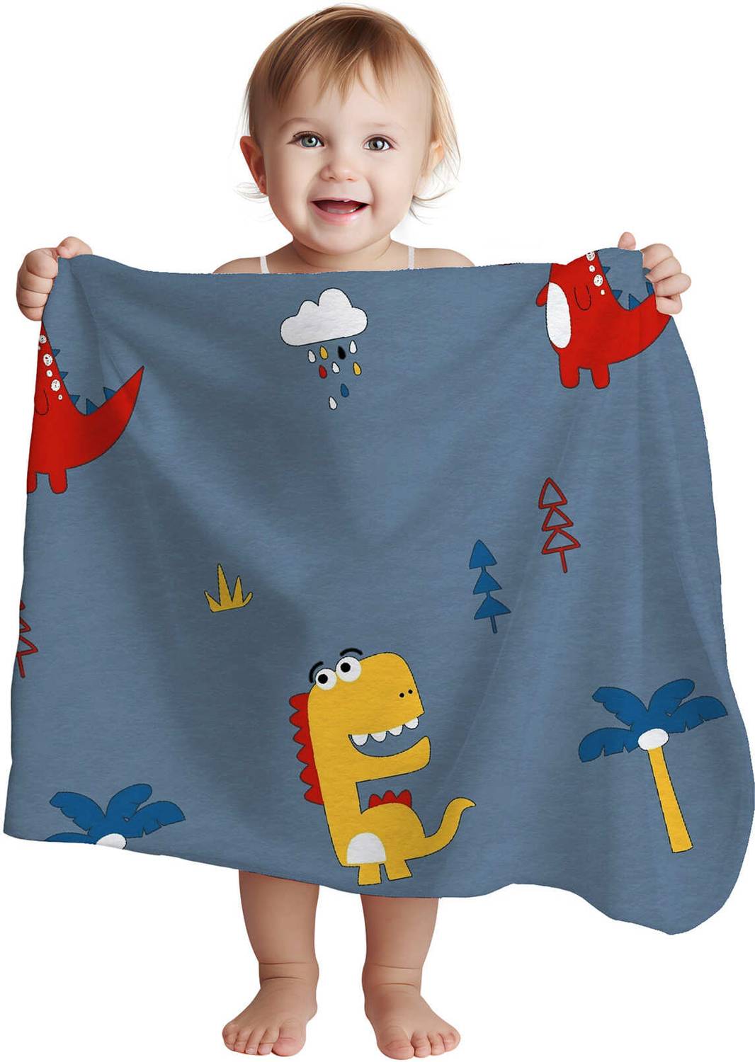 1st Step Printed Single Crib Baby Blanket for AC Room