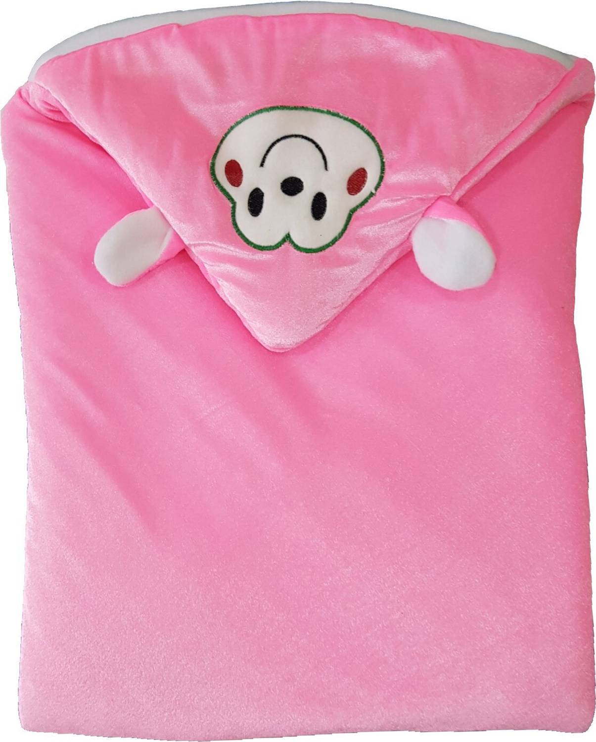 BABY ZONE Embroidered Crib Hooded Baby Blanket for  AC Room