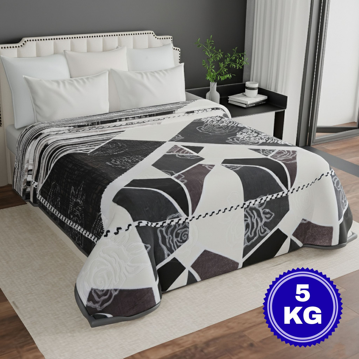 MAGICAL Floral King Weighted Blanket for  Heavy Winter