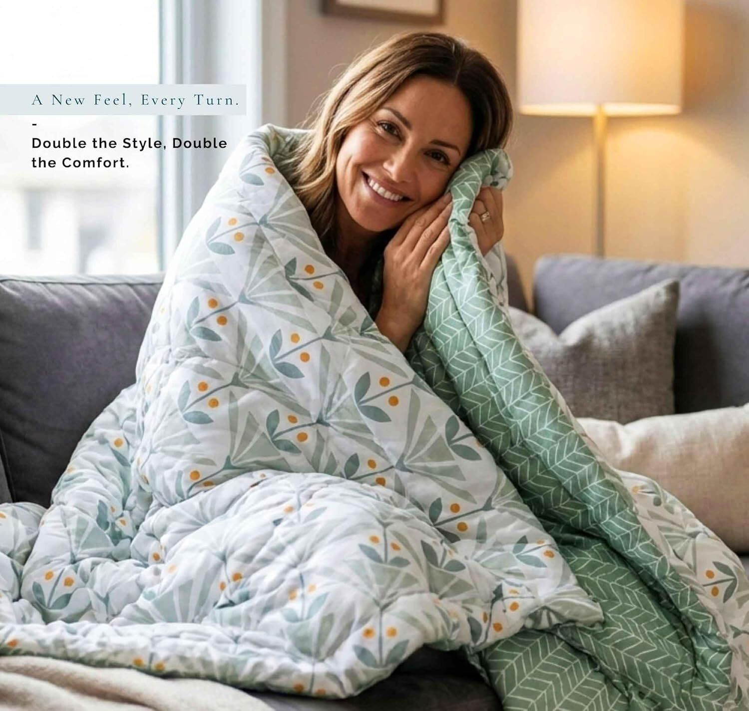 Image of AMEYAA Printed Double Comforter for AC Room