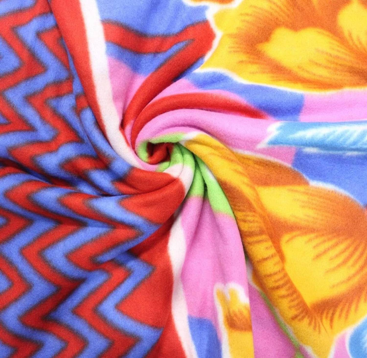 Barbarik Printed Single Fleece Blanket for  Heavy Winter