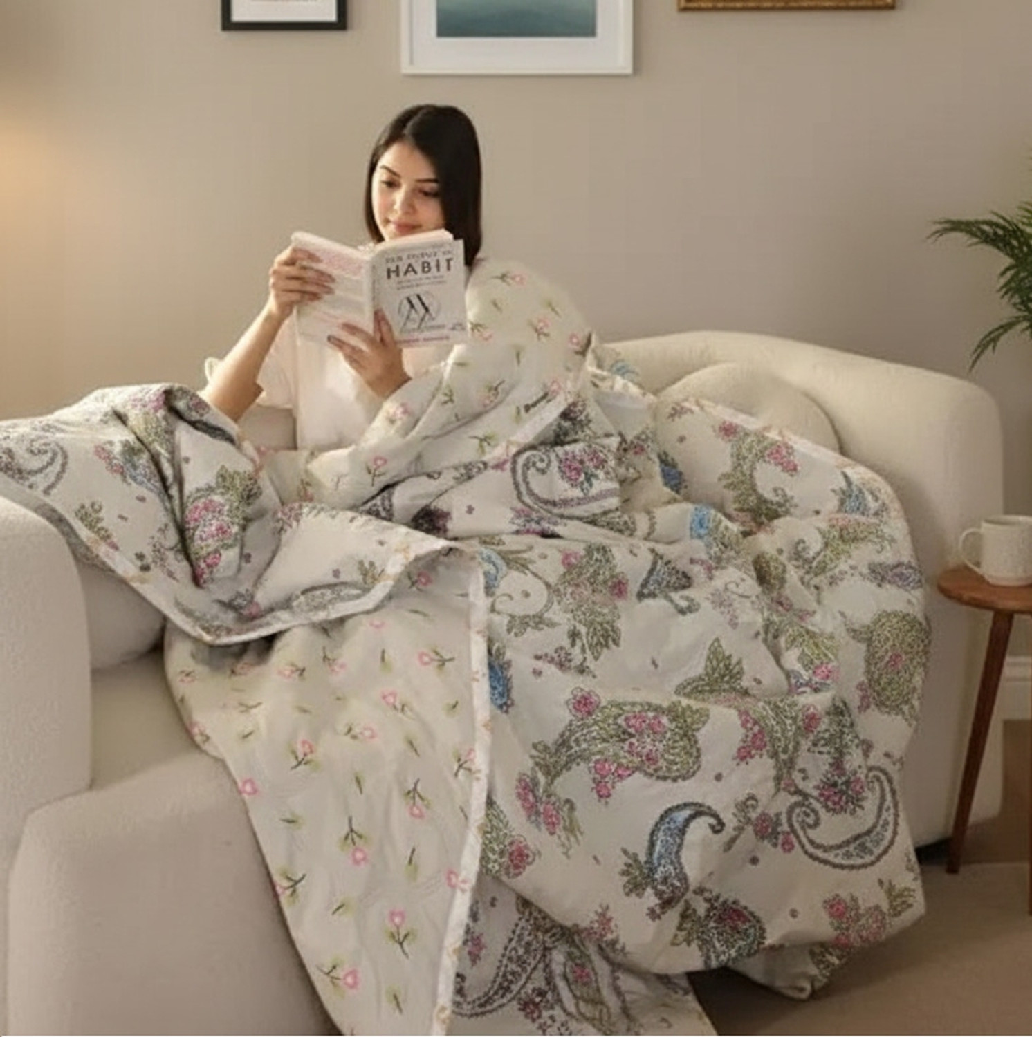 Image of harleen 3D Printed King Comforter for All Season