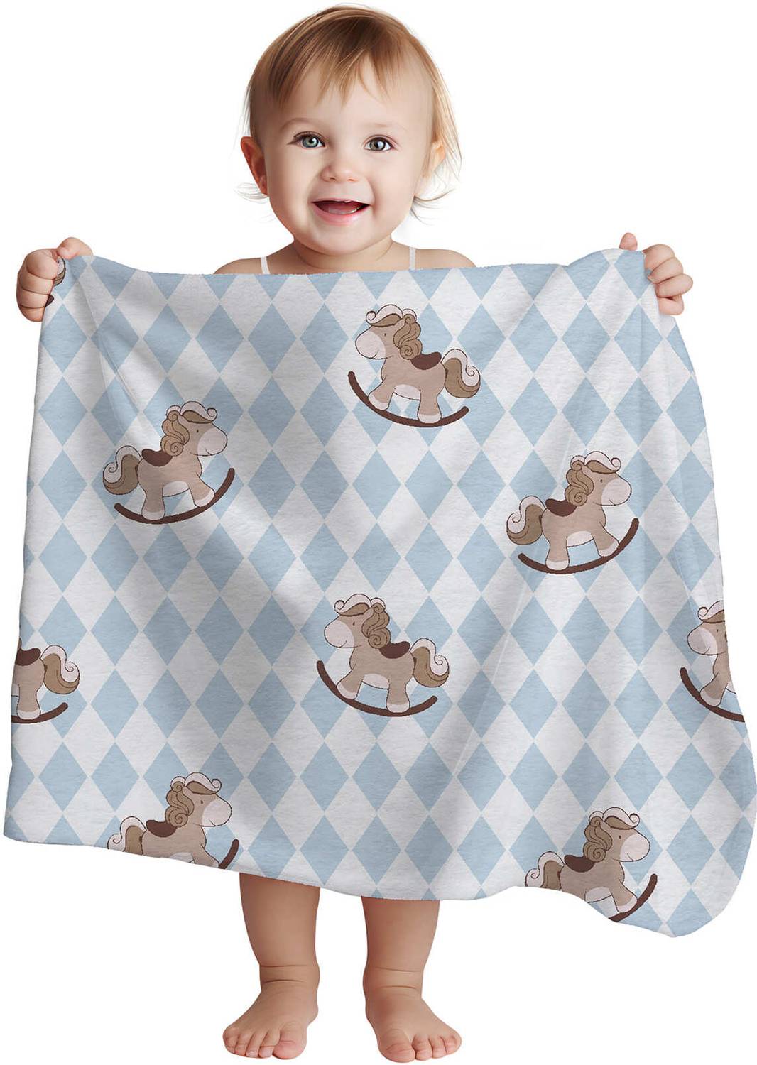 1st Step Printed Single Crib Baby Blanket for AC Room