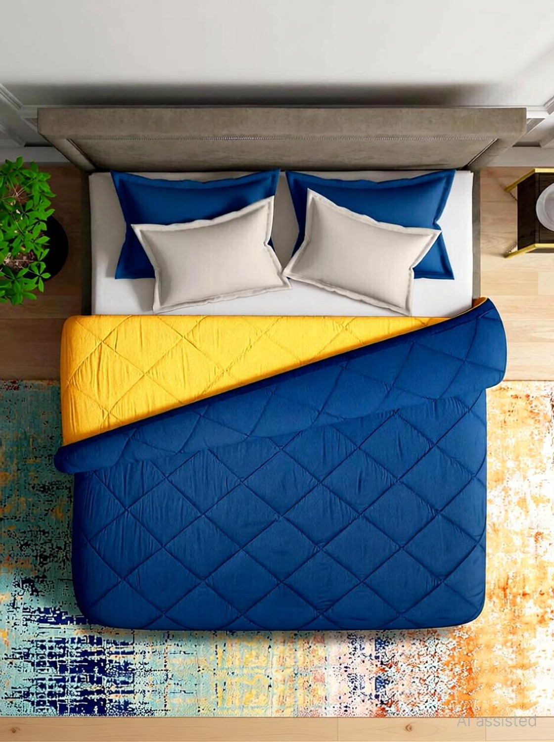 Image of Wakefit Solid Double Comforter for Heavy Winter
