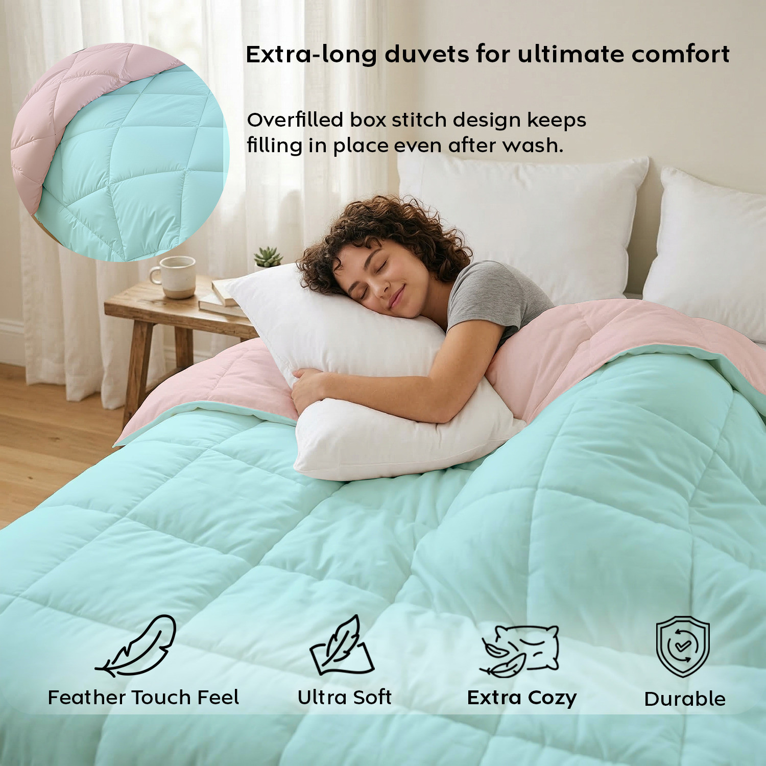 Image of AYKA Printed Double Comforter for AC Room