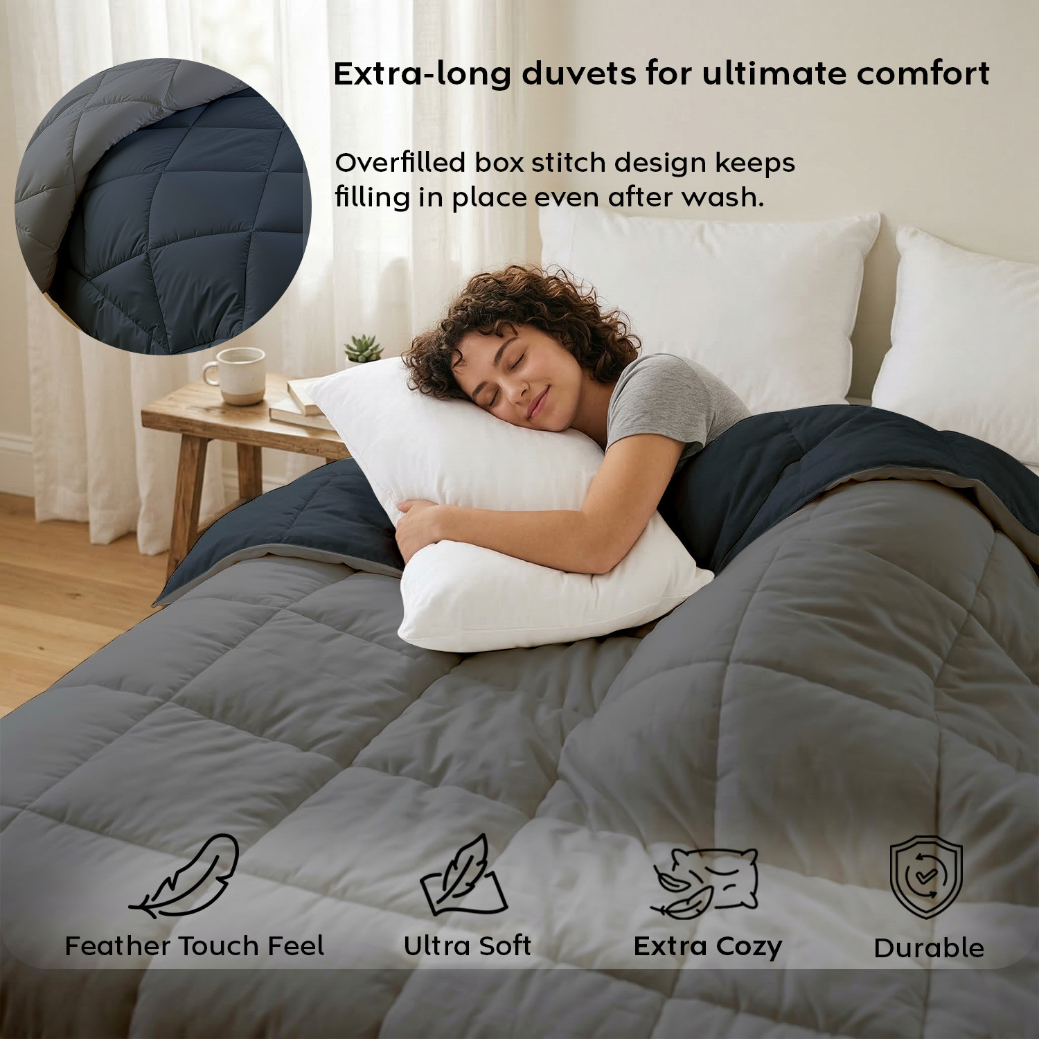Image of AYKA Printed Double Comforter for AC Room