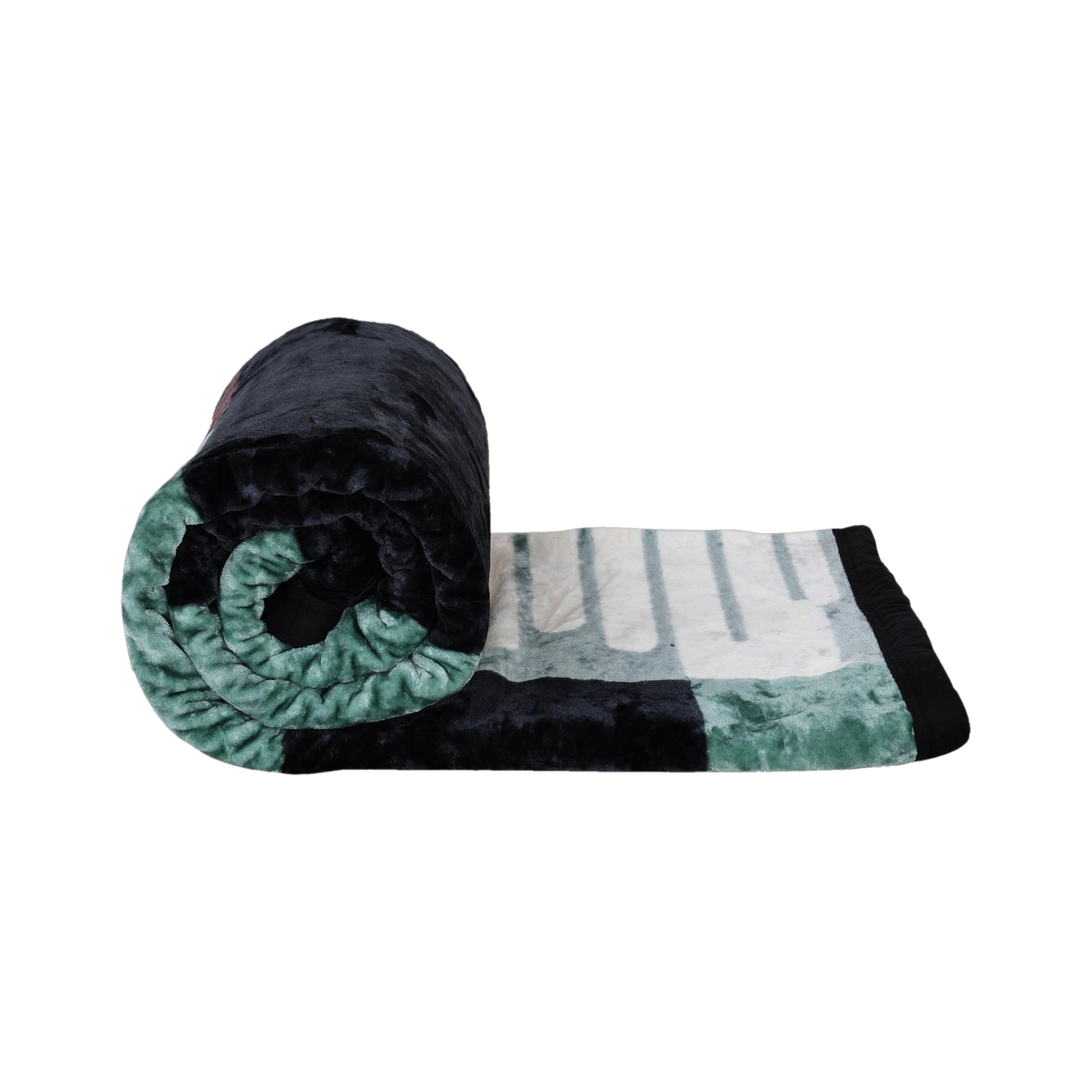 Image of Dollar Geometric King Mink Blanket for Heavy Winter