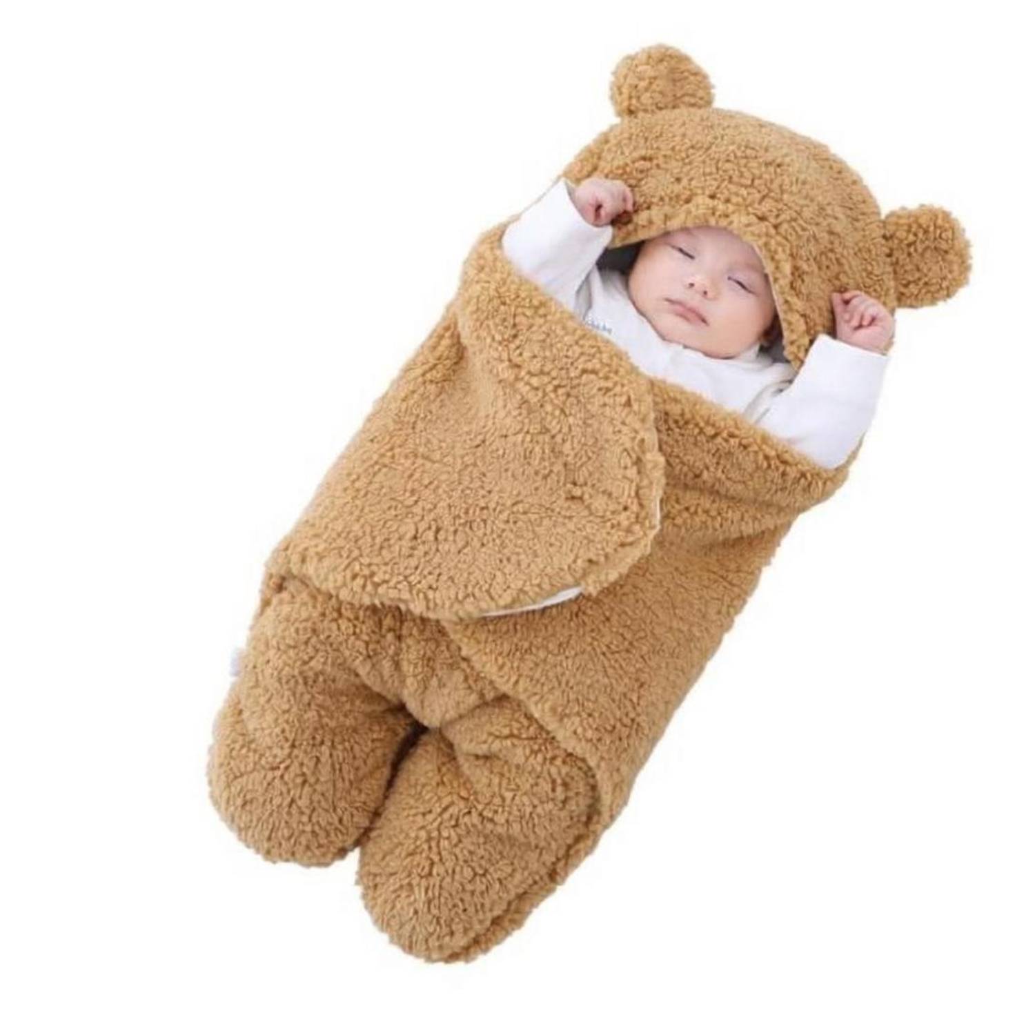 BRANDONN Solid Crib Crib Baby Blanket for  AC Room