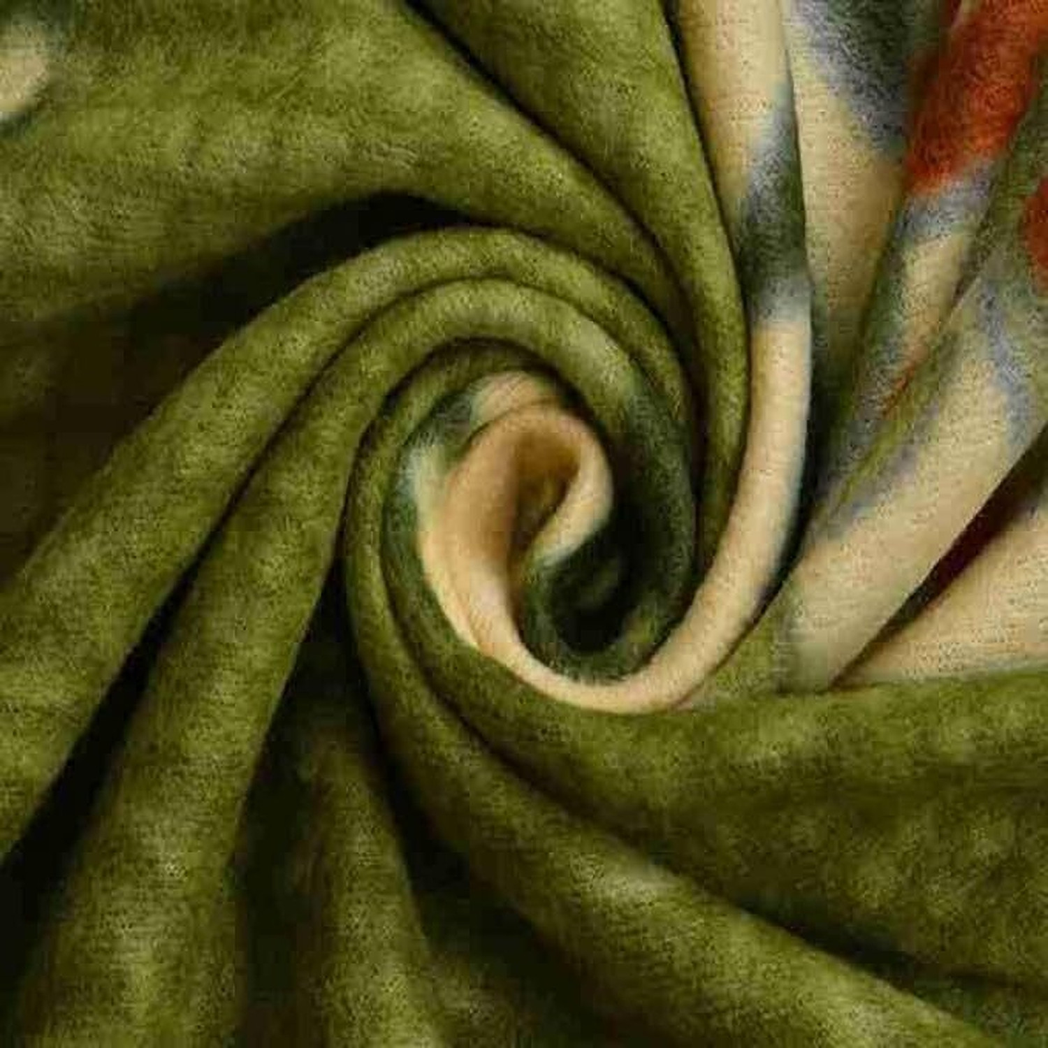 Image of PRAKHARYA Floral Single Fleece Blanket for Mild Winter