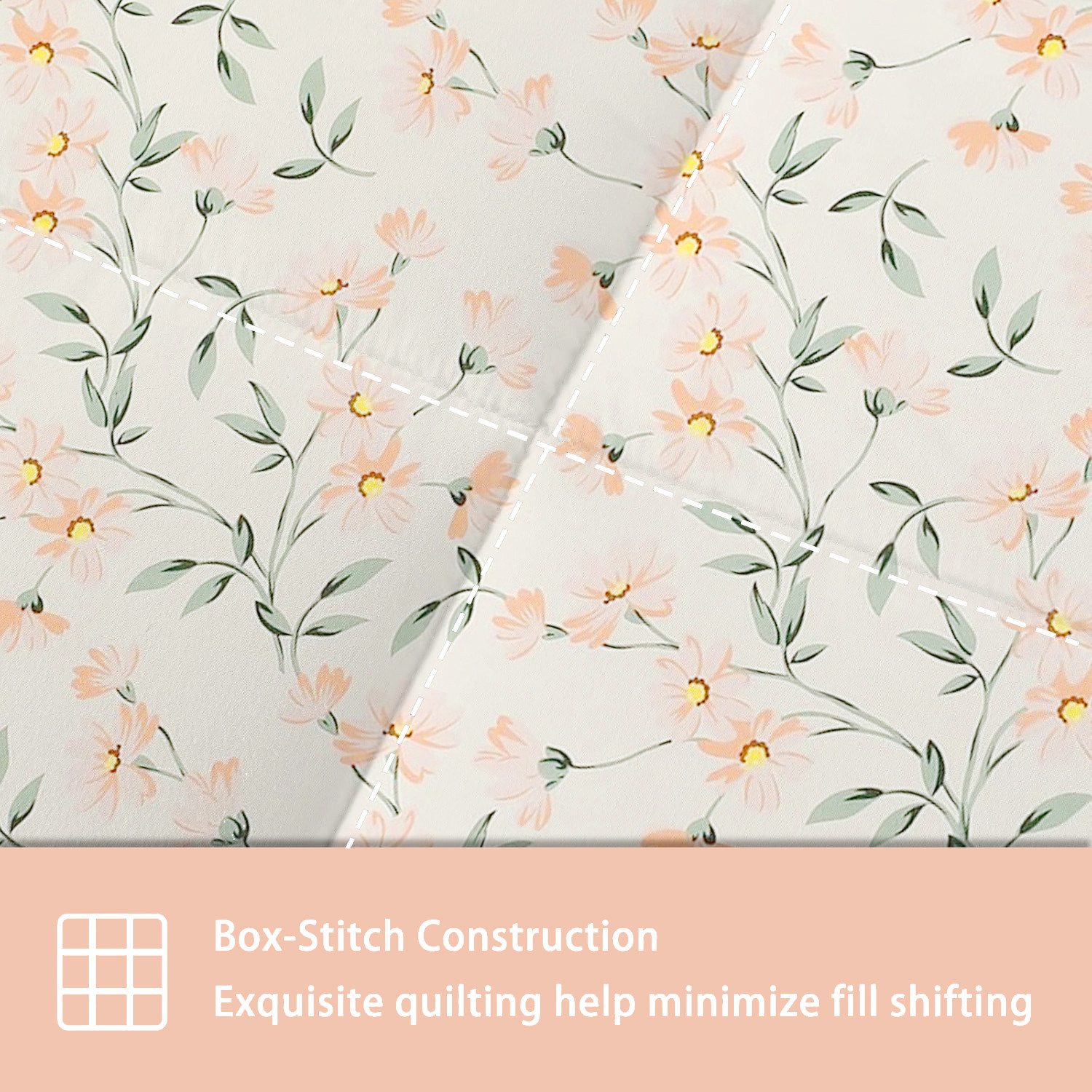 Image of Floating Dreams Geometric Single AC Blanket for AC Room