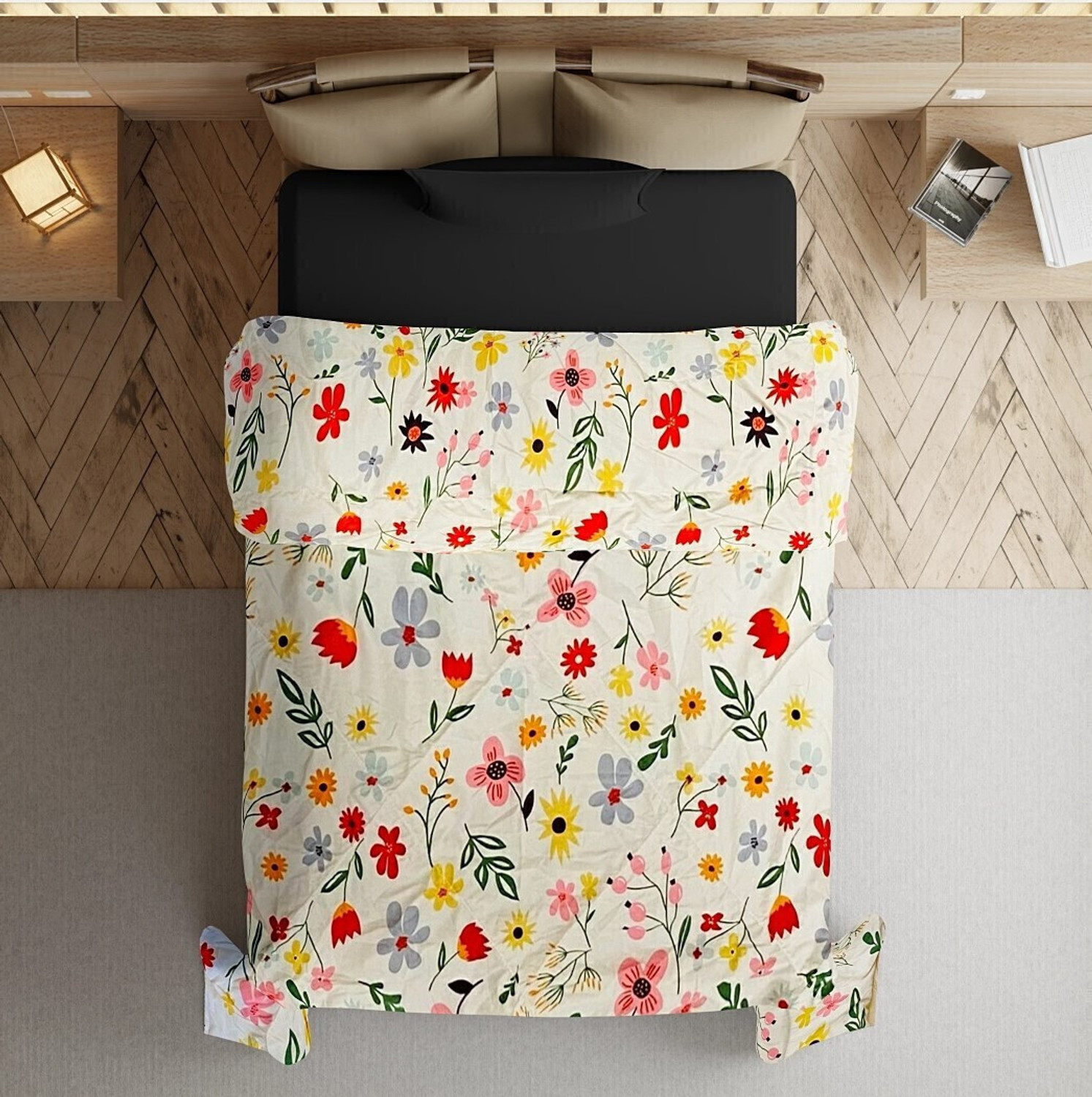 Image of Flipkart Perfect Homes 3D Printed Single Comforter for AC Room