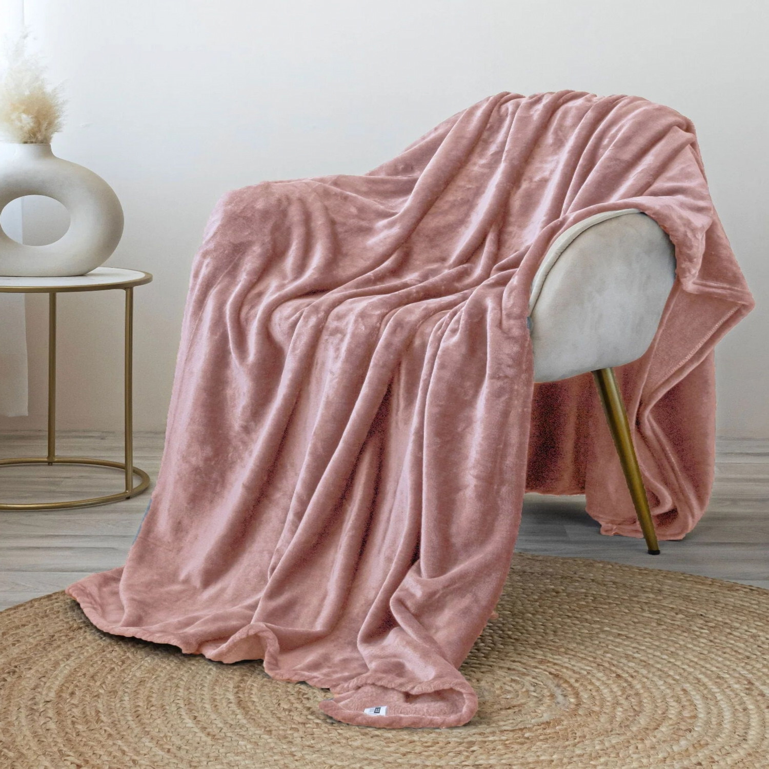 Image of AMBERBLISH HOMES Solid Double AC Blanket for Mild Winter