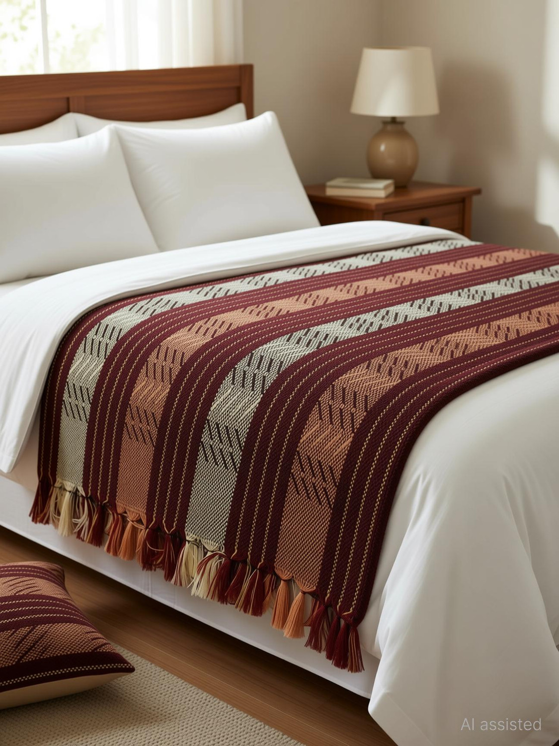 Image of Saagar Tex Striped Double AC Blanket for Heavy Winter