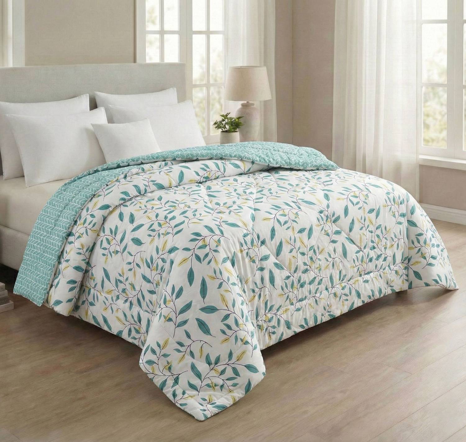 BSB HOME Printed Double Comforter for  Mild Winter