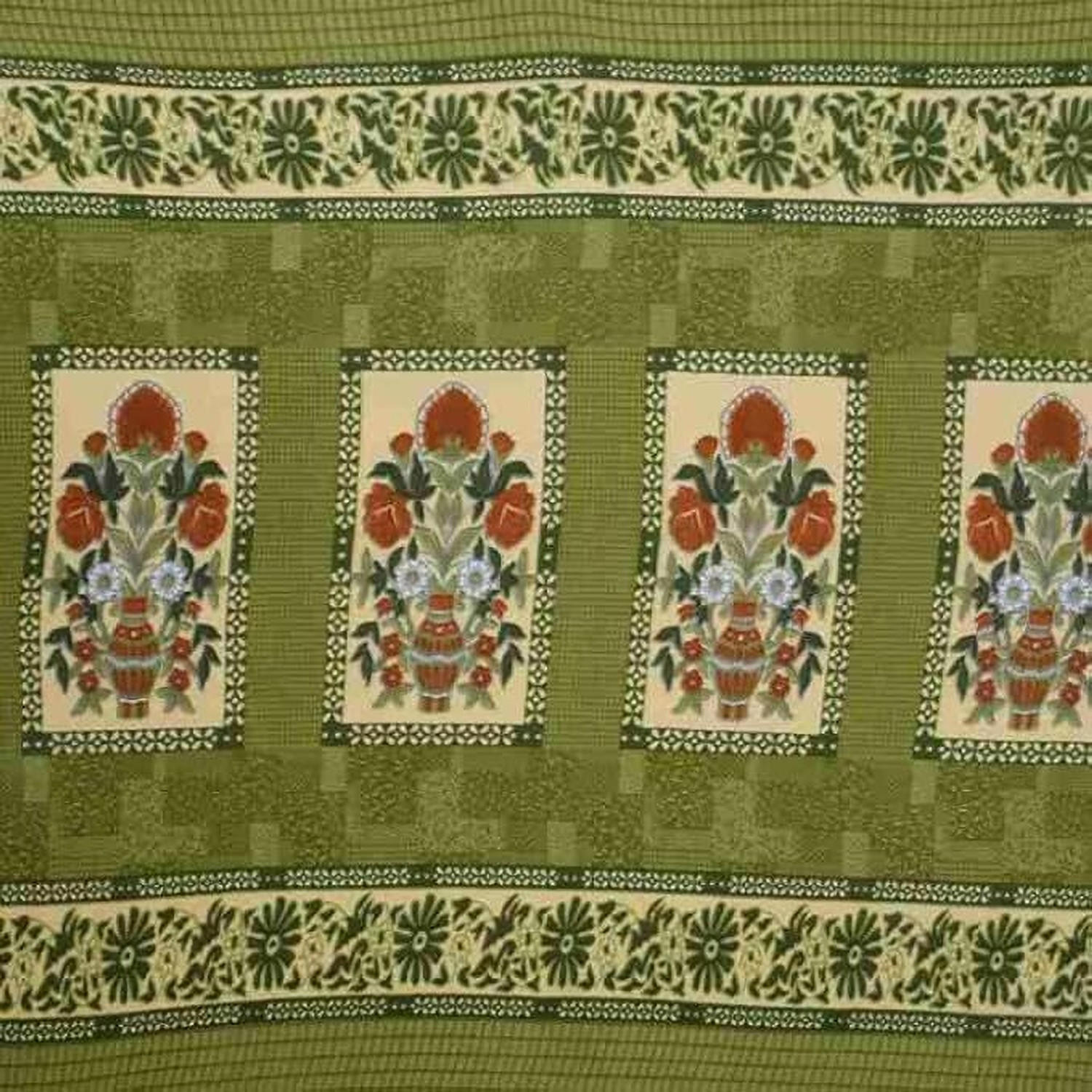 Image of PRAKHARYA Floral Single Fleece Blanket for Mild Winter