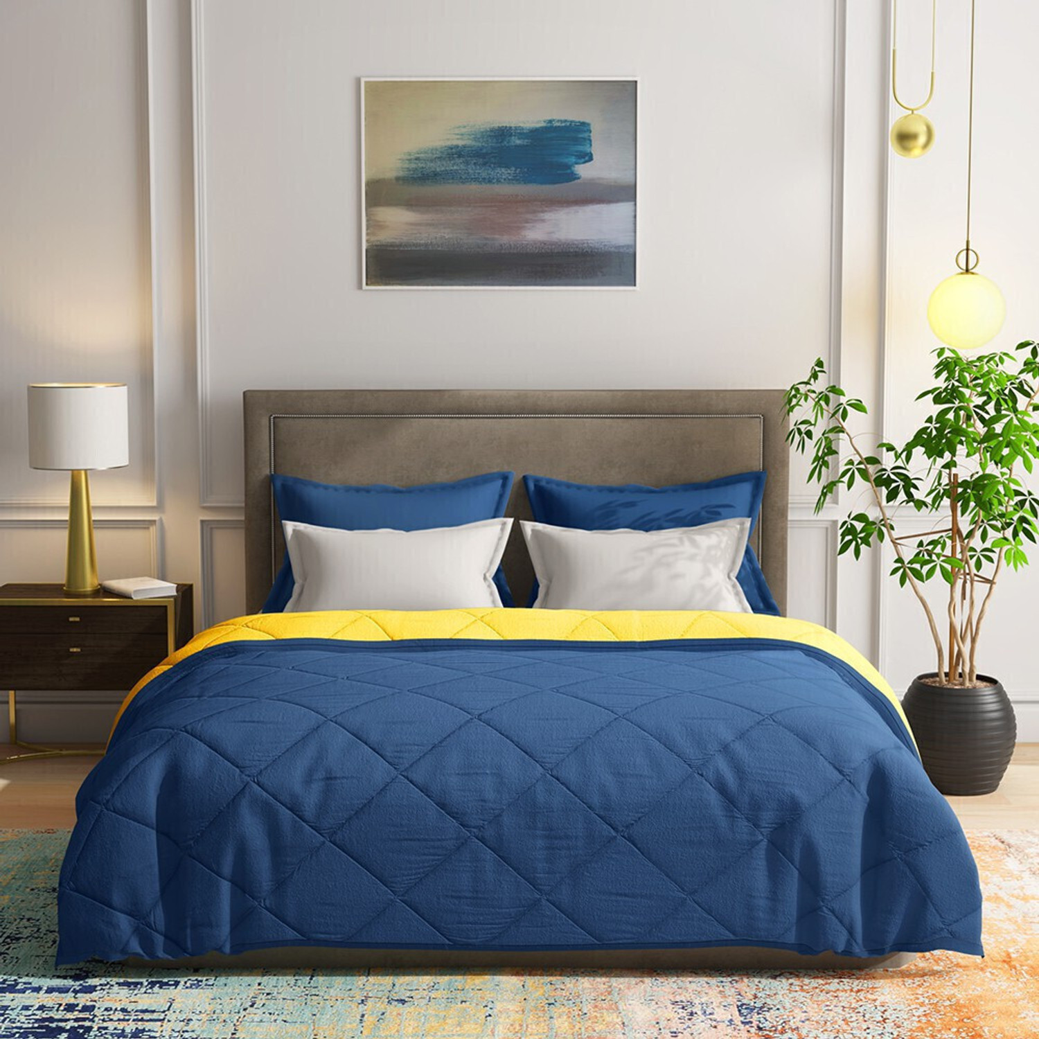 Image of Wakefit Solid Double Comforter for Heavy Winter