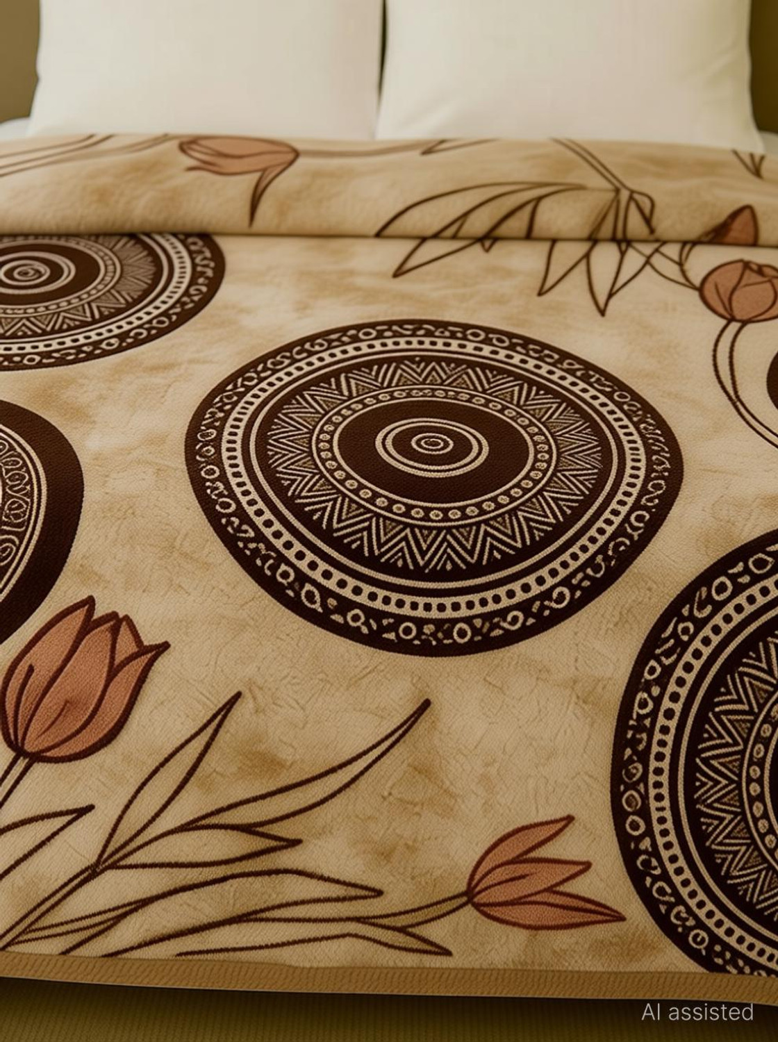 Image of Raymond Home Geometric Double Mink Blanket for Heavy Winter
