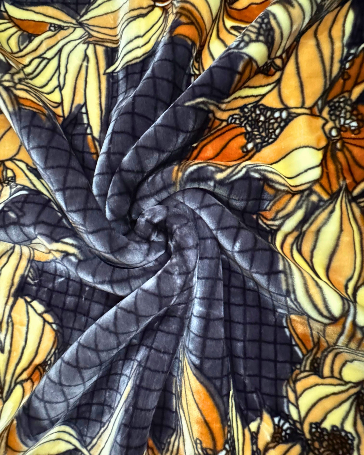 Image of Signature Floral Single Mink Blanket for Heavy Winter