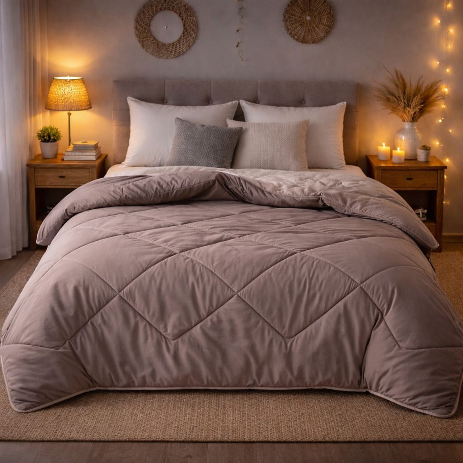 Image of Sharviluxe Solid Double Comforter for All Season