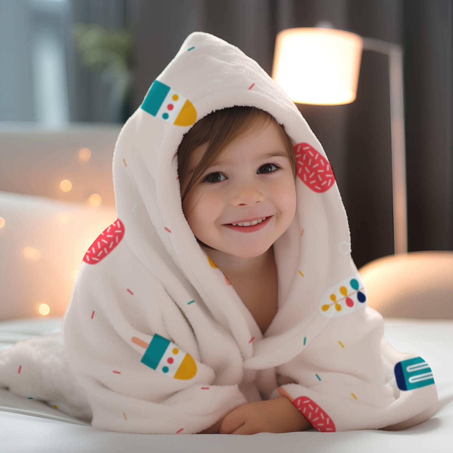 1st Step Printed Single AC Blanket for AC Room
