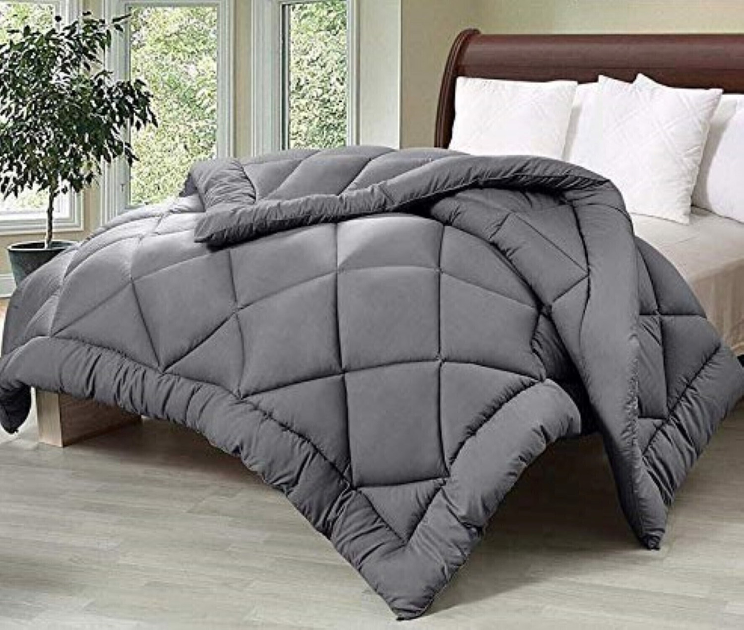 Image of CRAZY WORLD Solid Double Comforter for Heavy Winter