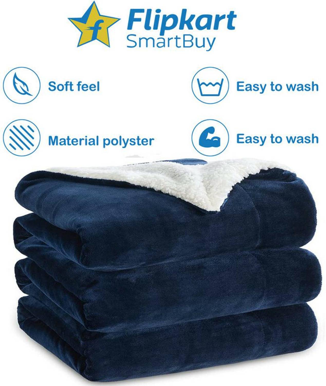 Flipkart SmartBuy Solid Double AC Blanket for AC Room