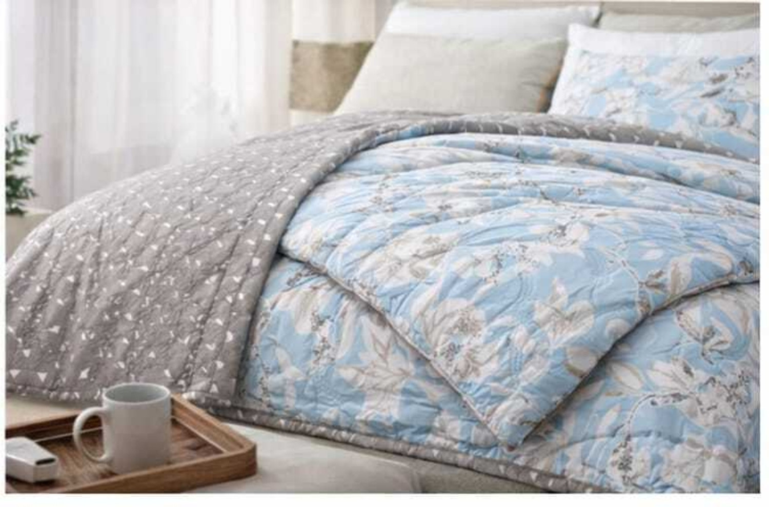 Image of EMLY Printed King AC Blanket for AC Room