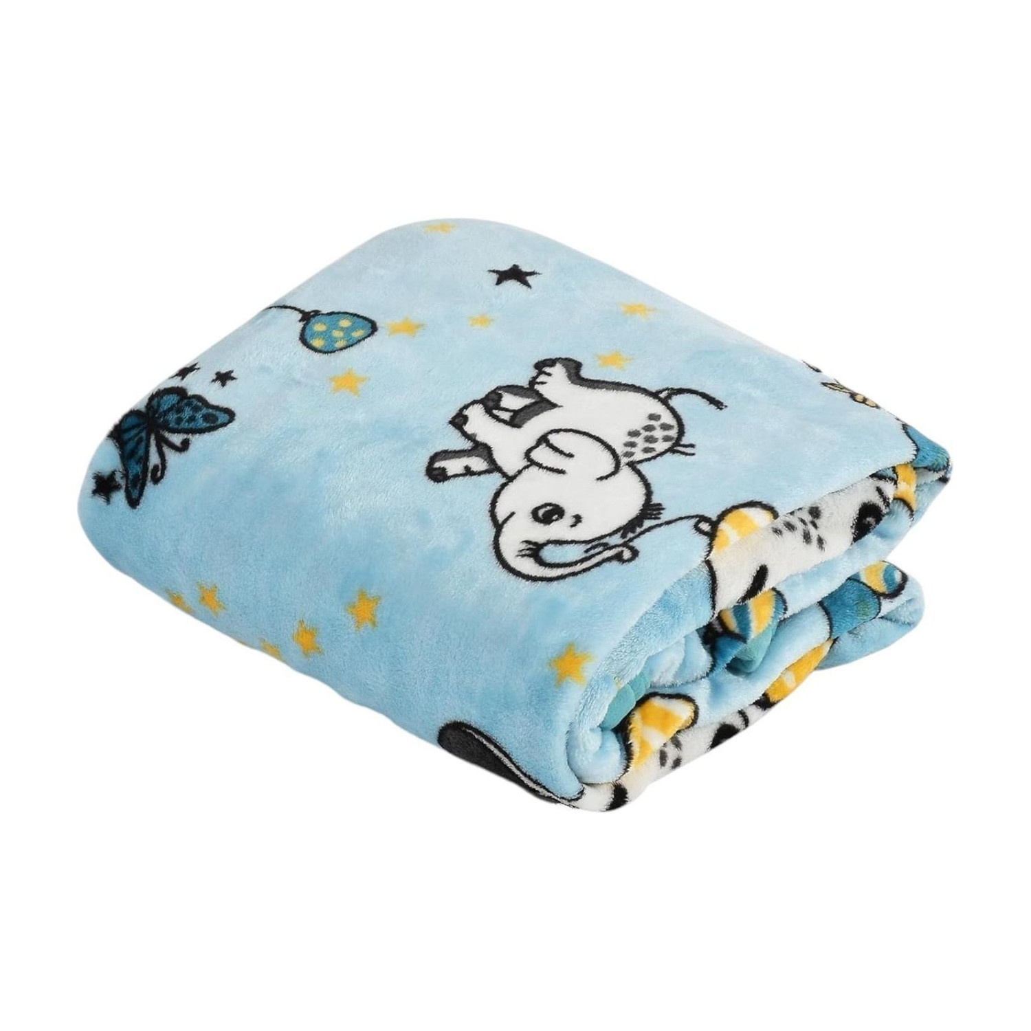 Image of PWI Cartoon Single Swaddling Baby Blanket for AC Room
