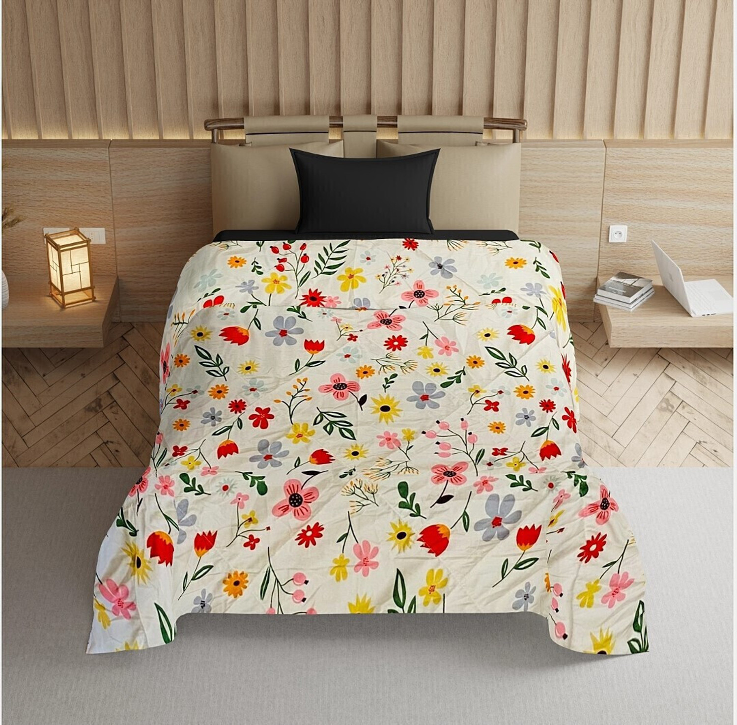Image of Flipkart Perfect Homes 3D Printed Single Comforter for AC Room